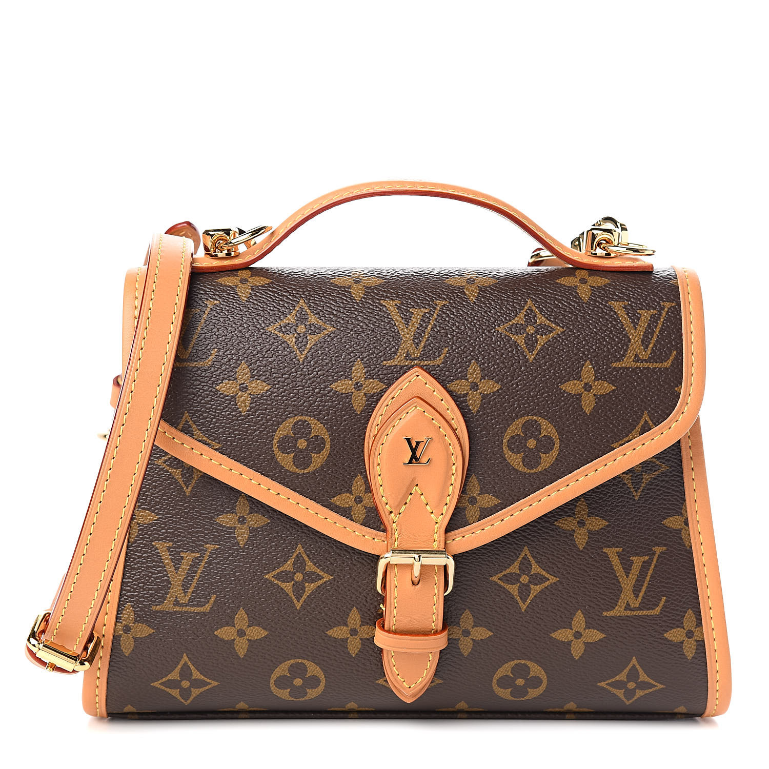 Louis Vuitton Wallet on Chain Ivy, Brown, One Size