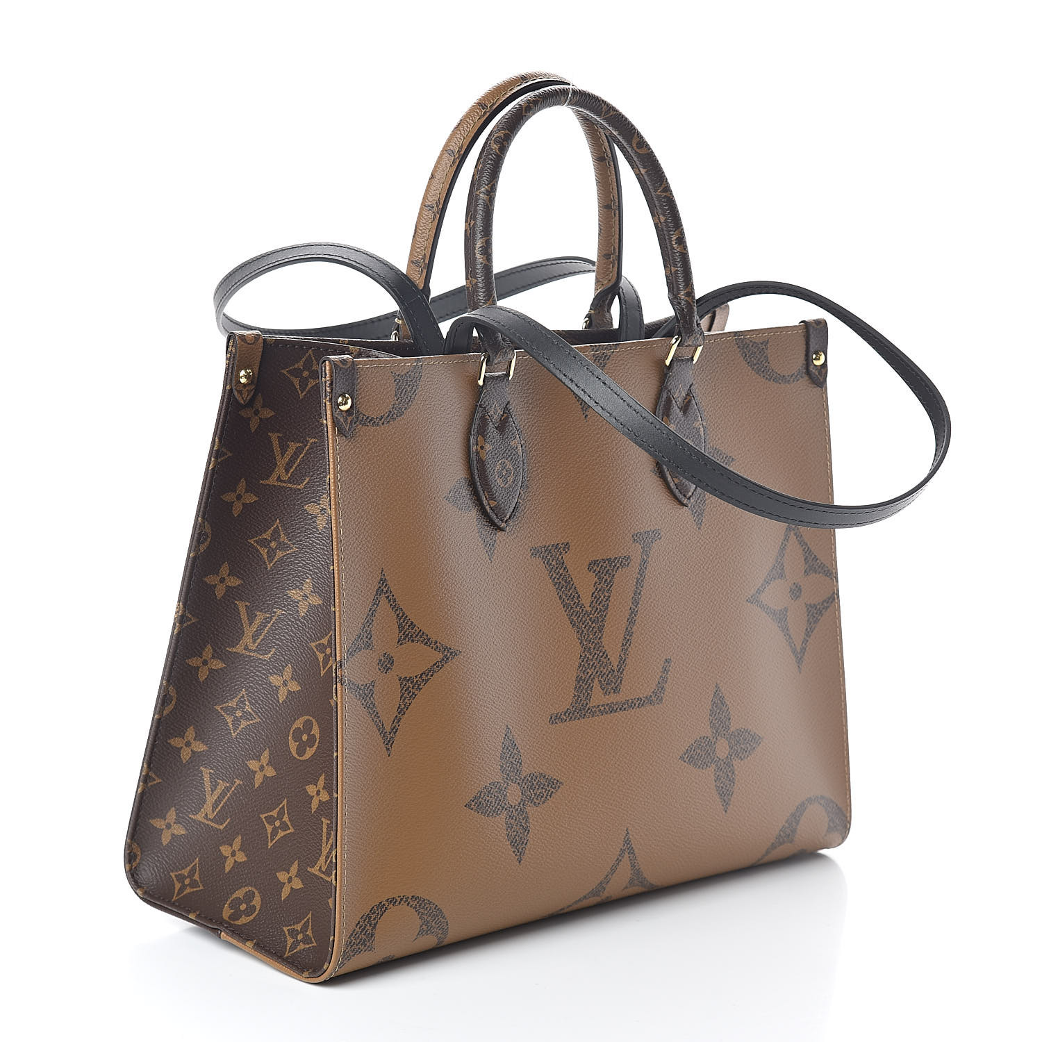 Printed Louis Vuitton LV Escale Onthego GM Brown