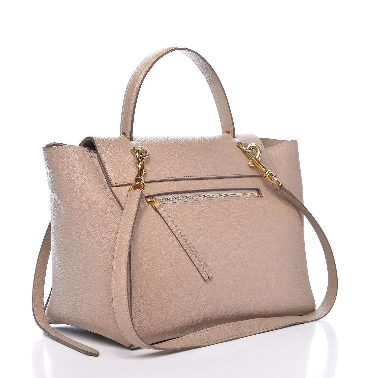 CELINE Grained Calfskin Mini Belt Bag Light Taupe 514422