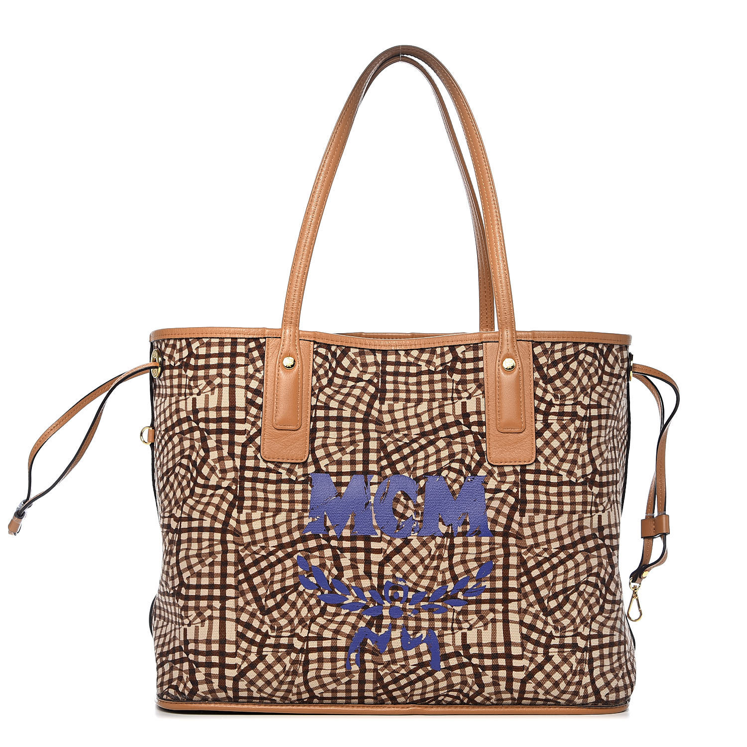 mcm liz reversible medium visetos tote bag