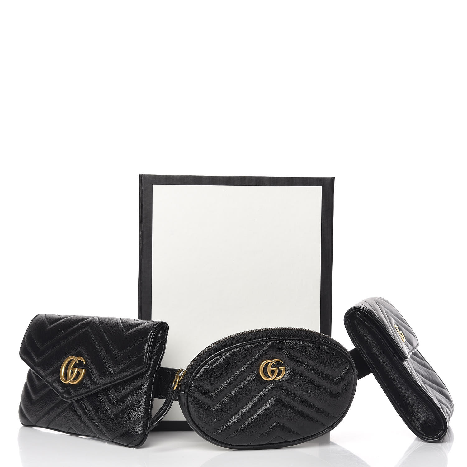 gucci triple belt bag