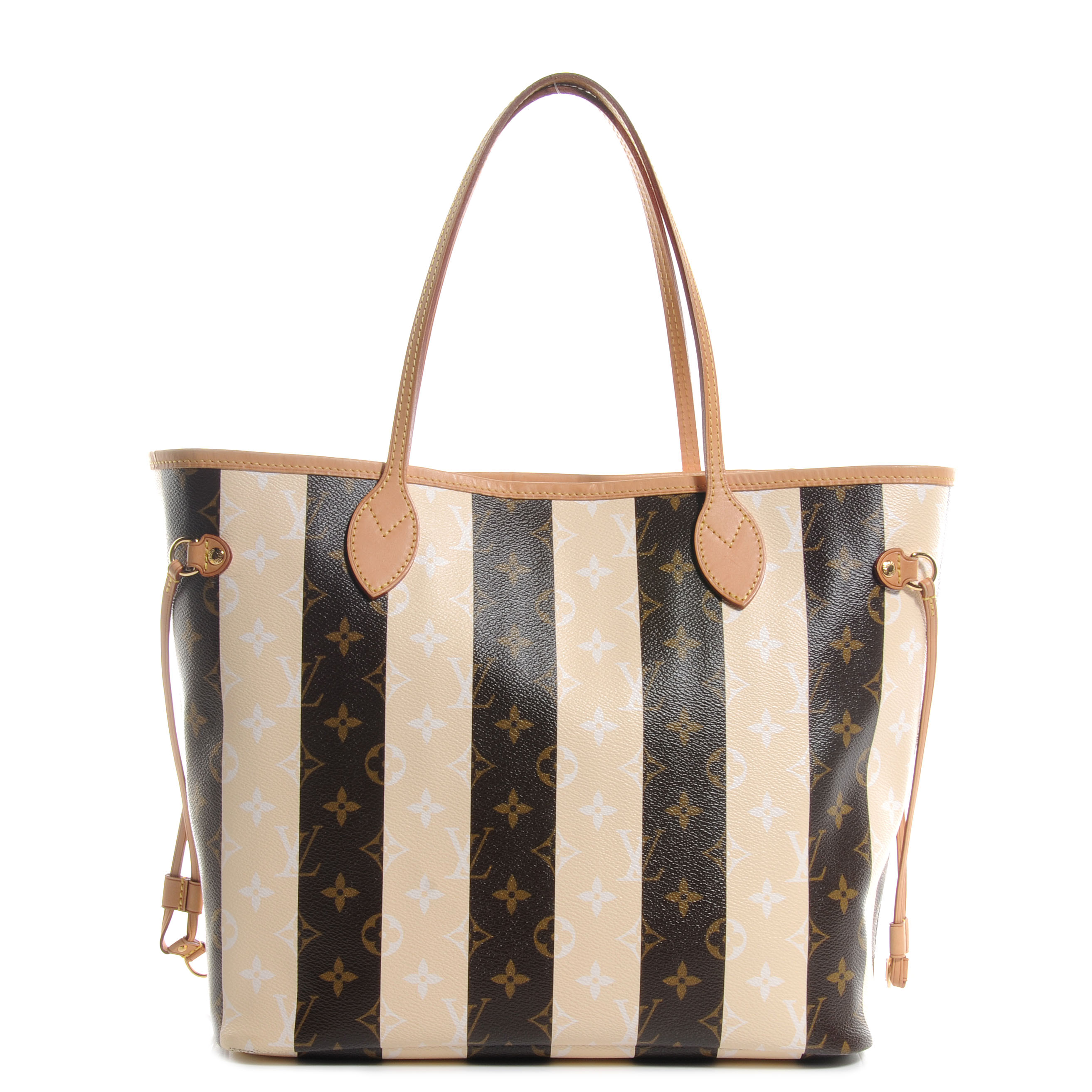 louis vuitton monogram rayures neverfull mm