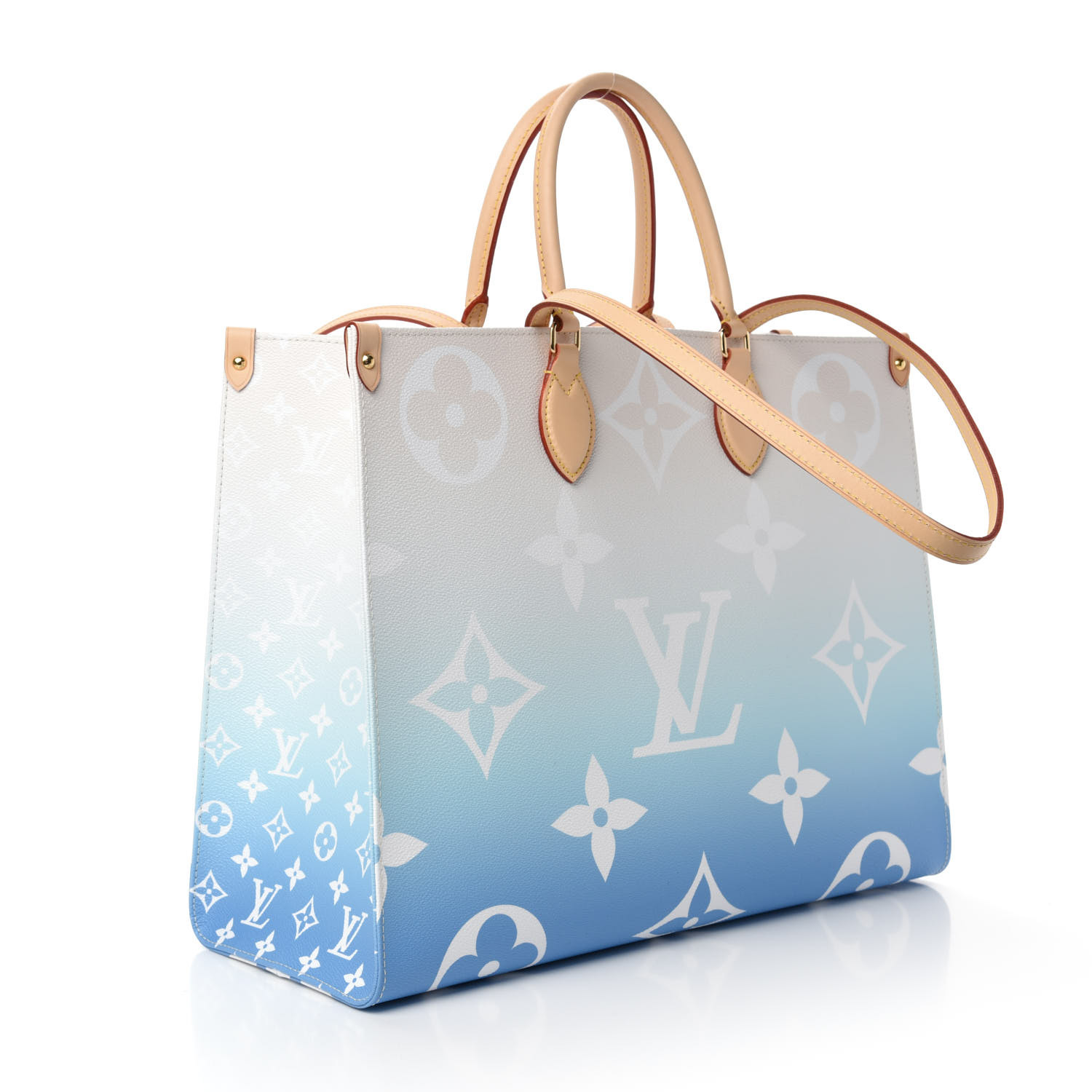 LOUIS VUITTON Monogram Giant By The Pool Onthego GM Blue 702092 ...