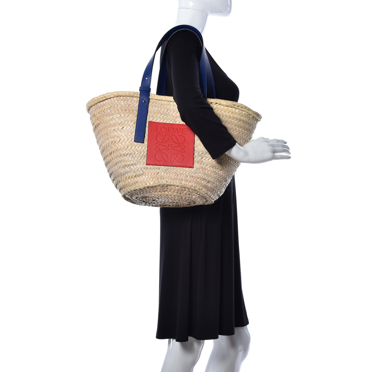 loewe raffia basket