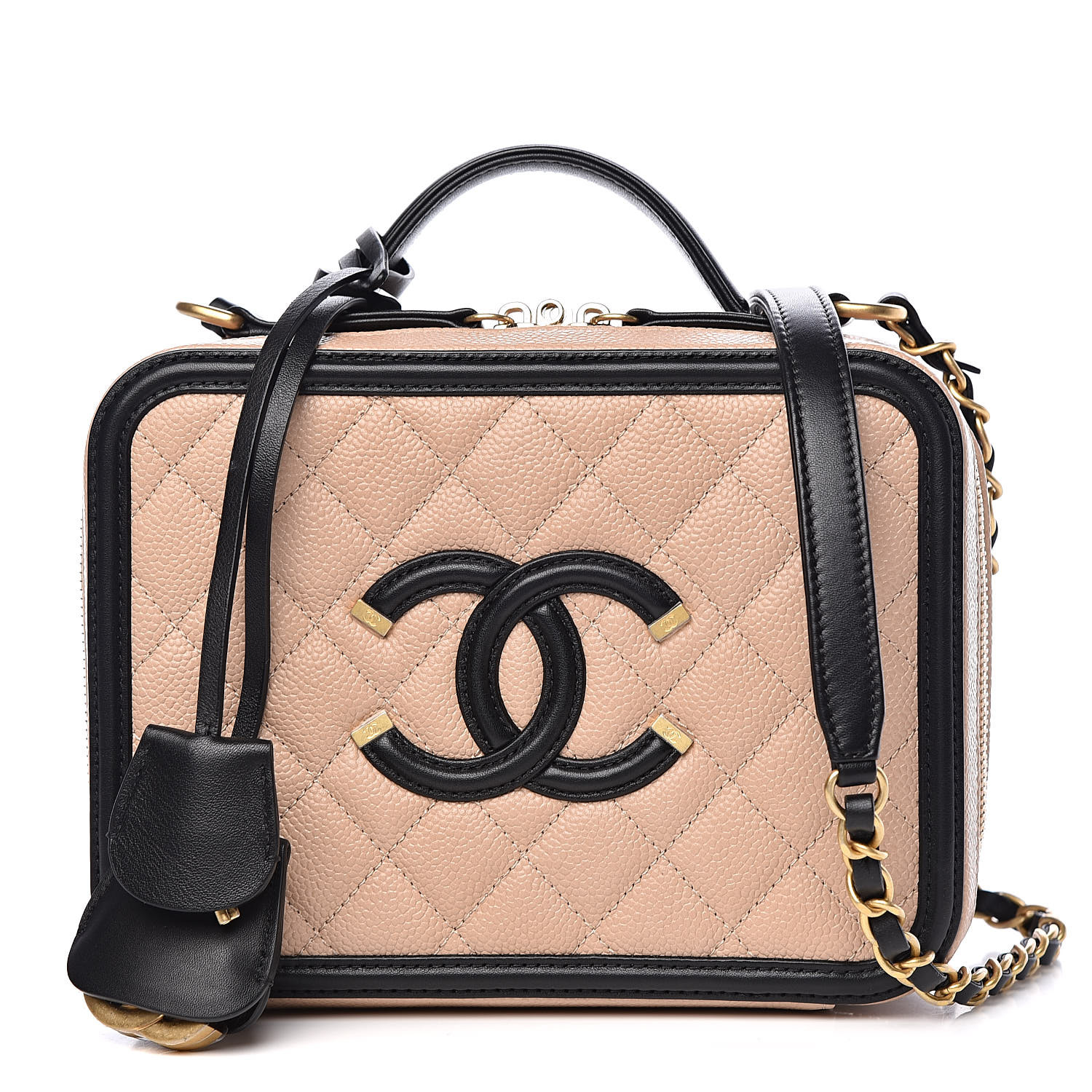 chanel filigree vanity case medium