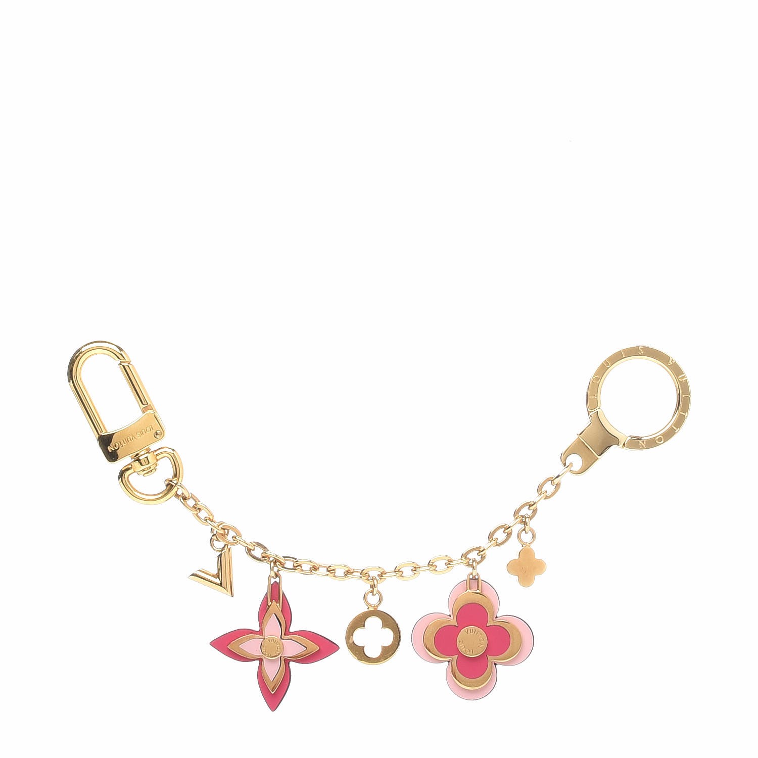 LOUIS VUITTON Blooming Flowers Bag Charm Chain 344958