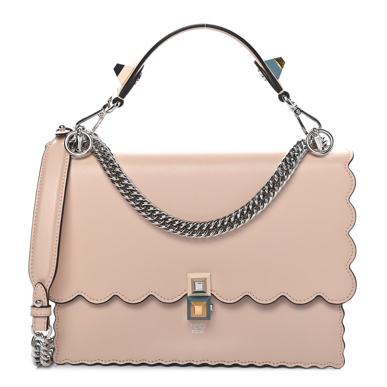 fendi kan i scalloped bag