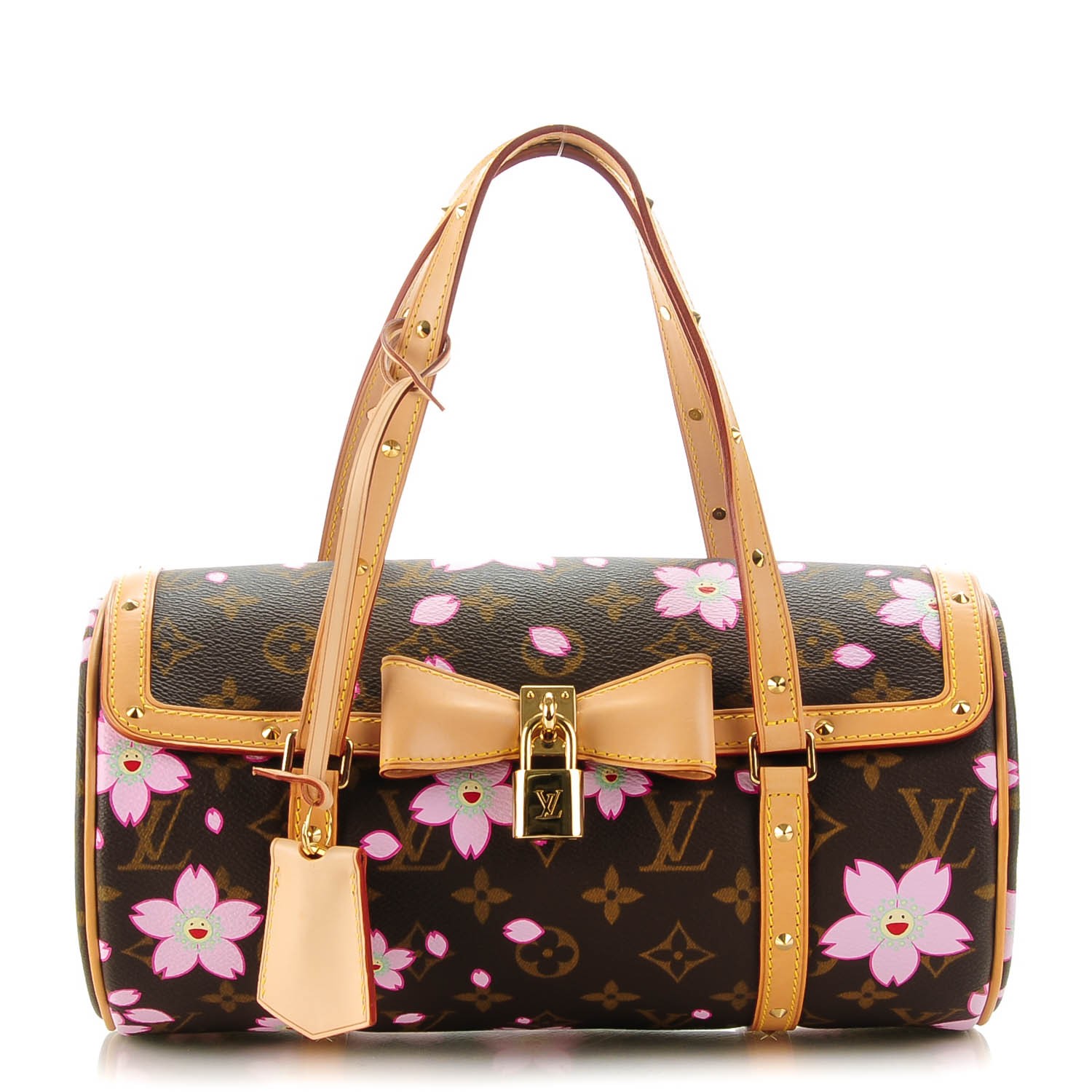 Louis Vuitton pre-owned Papillon Cherry Blossom Print Handbag