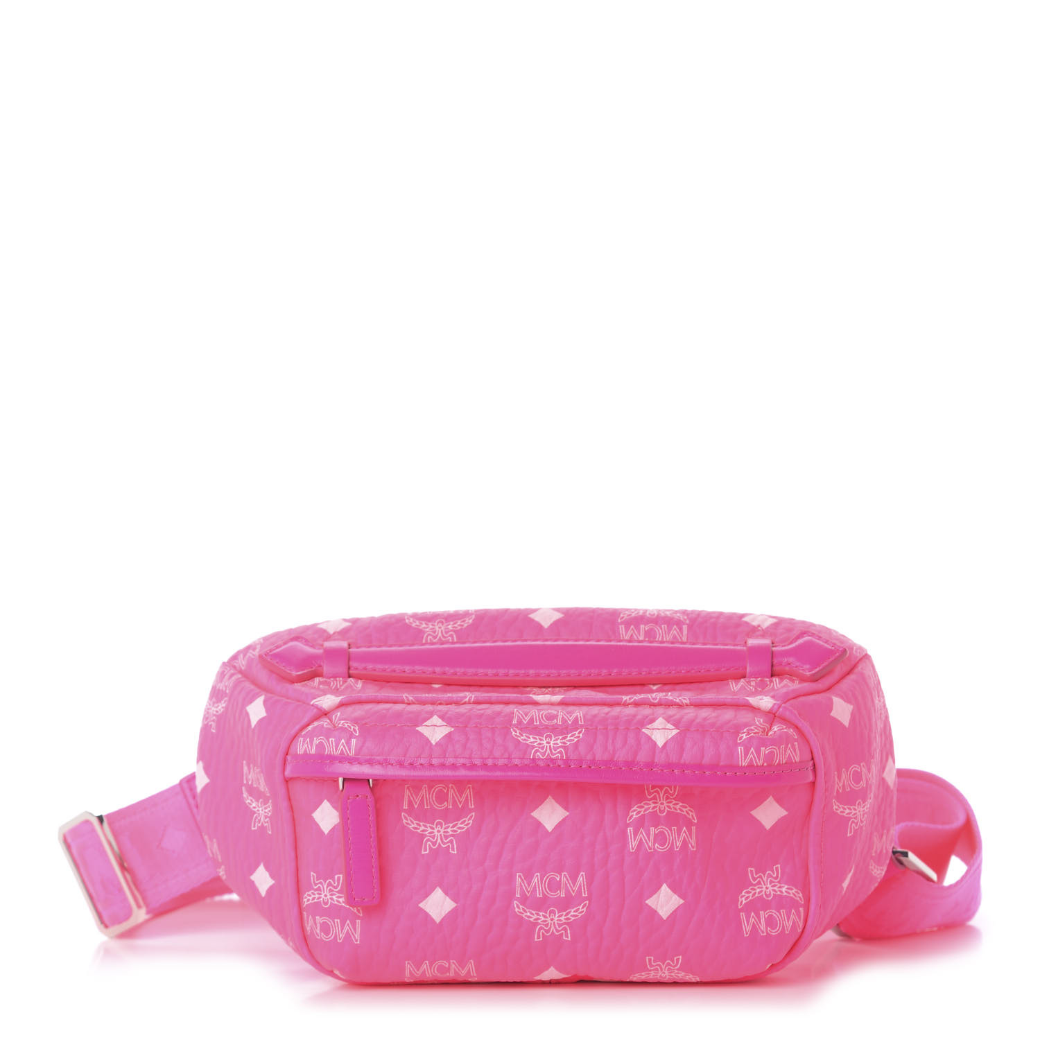 mcm neon pink crossbody