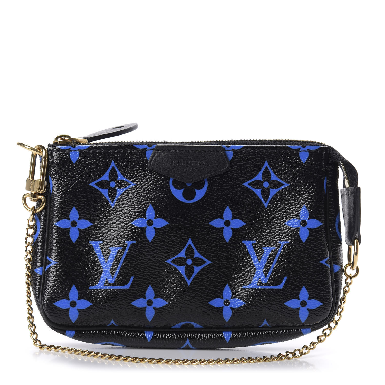 louis vuitton blue mini pochette