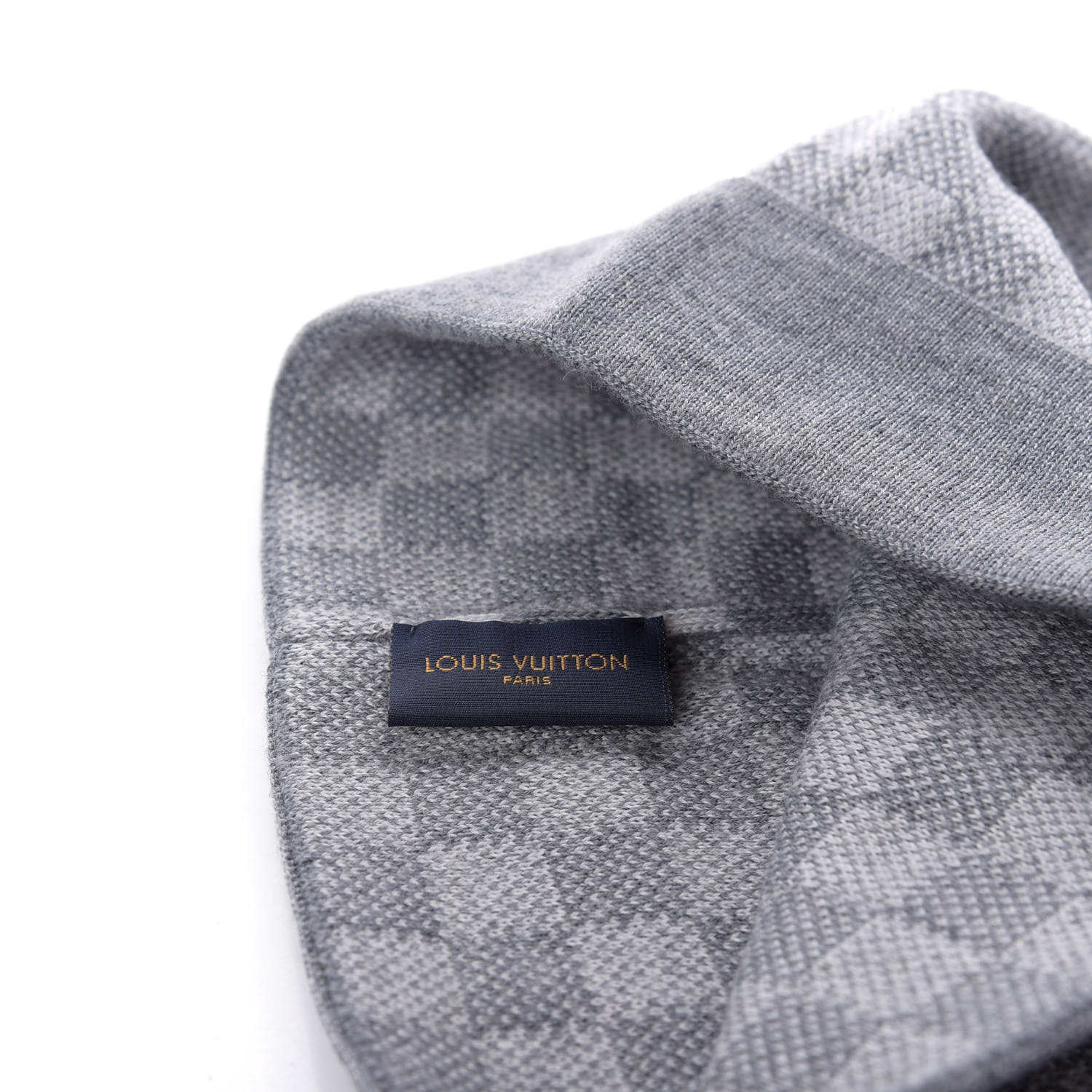 Wool beanie Louis Vuitton Grey size M International in Wool - 9027481