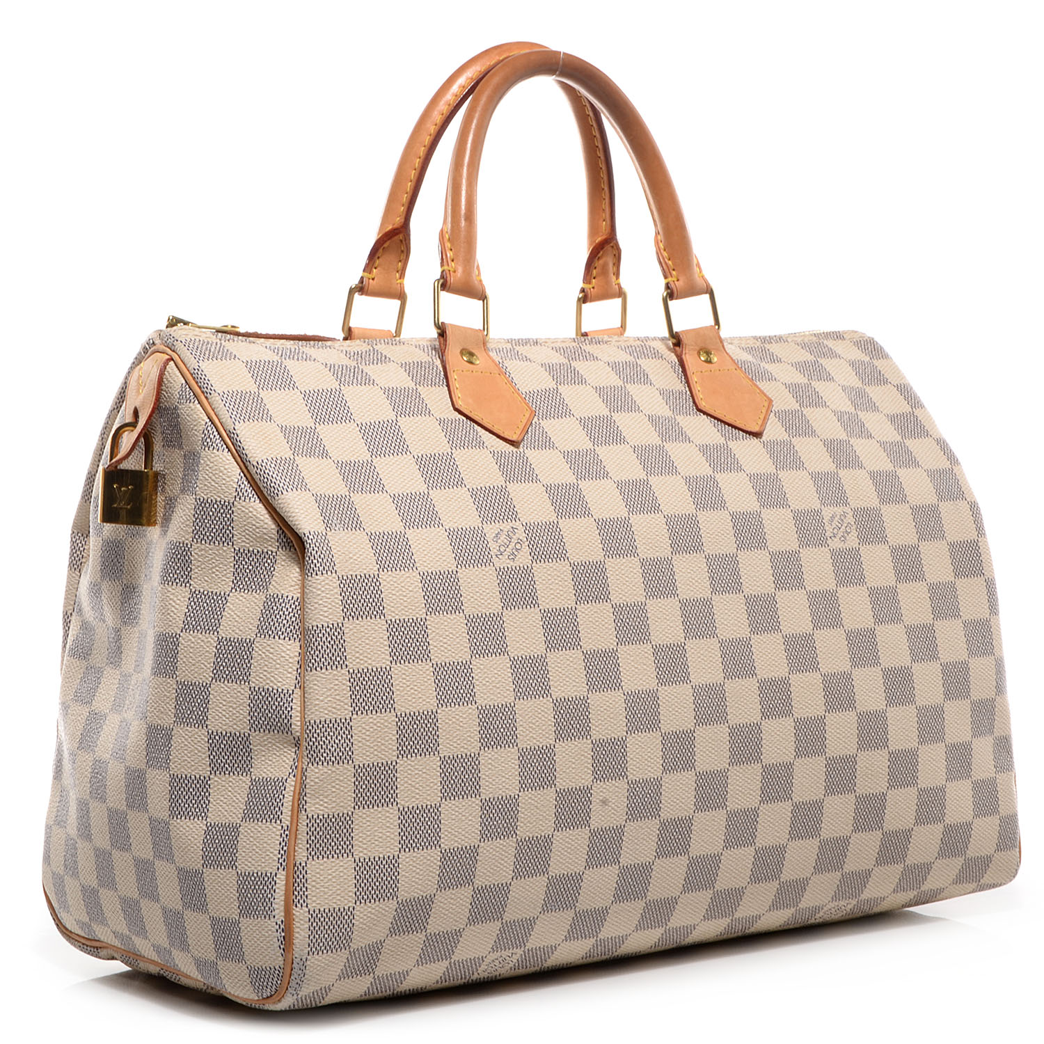 LOUIS VUITTON Damier Azur Speedy 35 77375