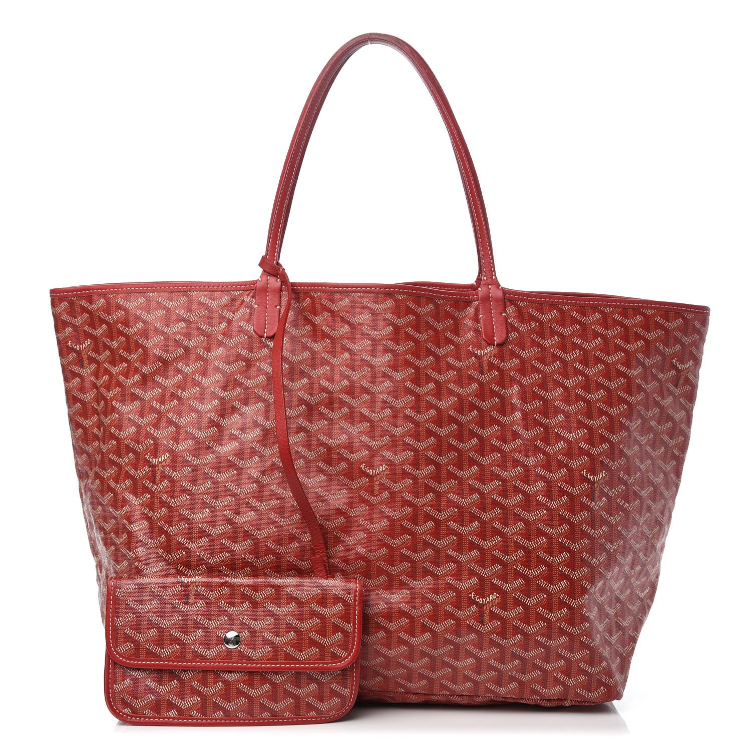 Goyard Goyardine Saint Louis Gm Red 310424