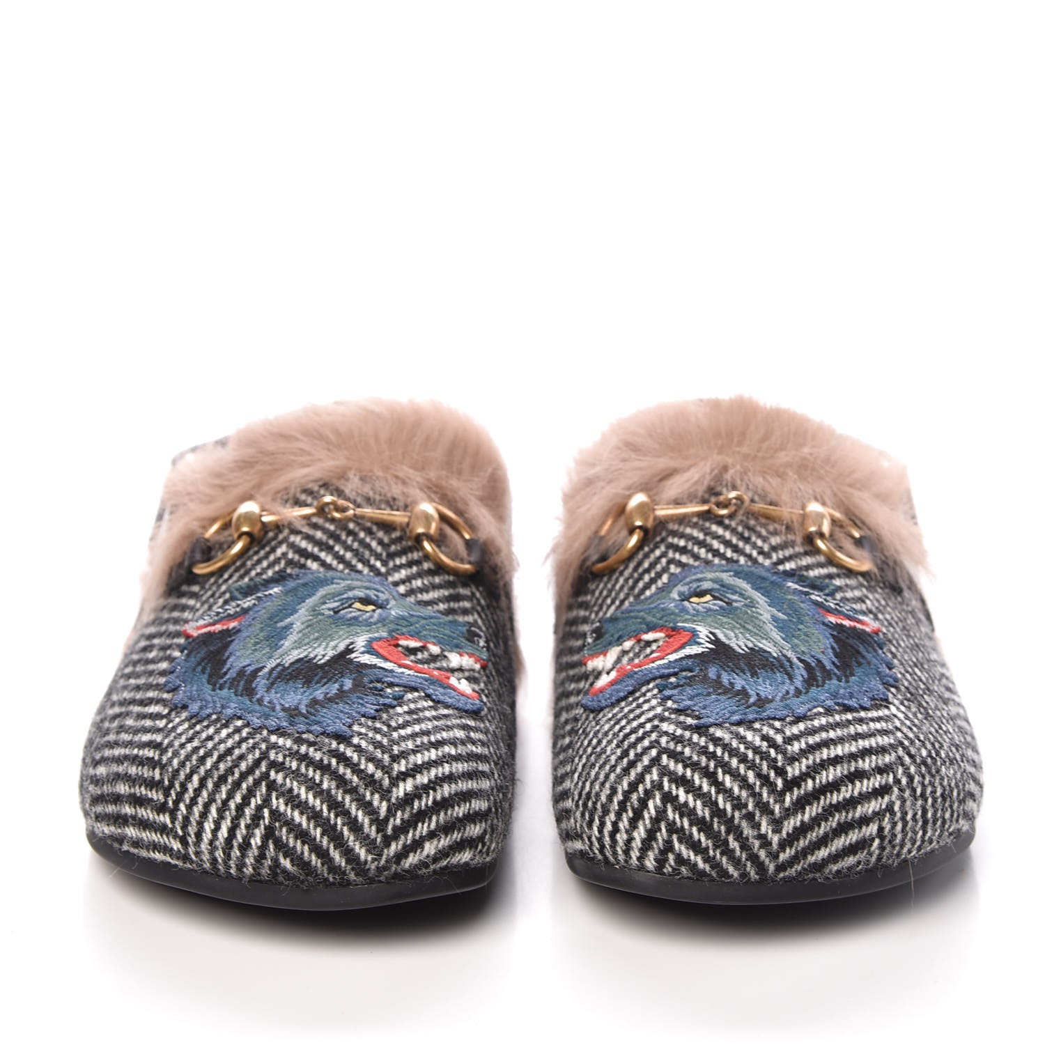 mens wolf slippers