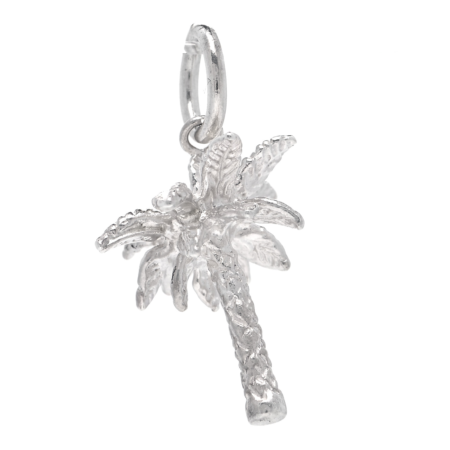 Tiffany Sterling Silver Palm Tree Pendant 888788 Fashionphile 6501