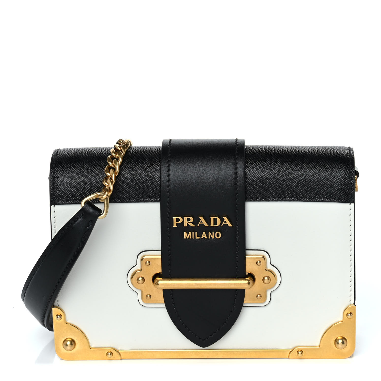 prada cahier white