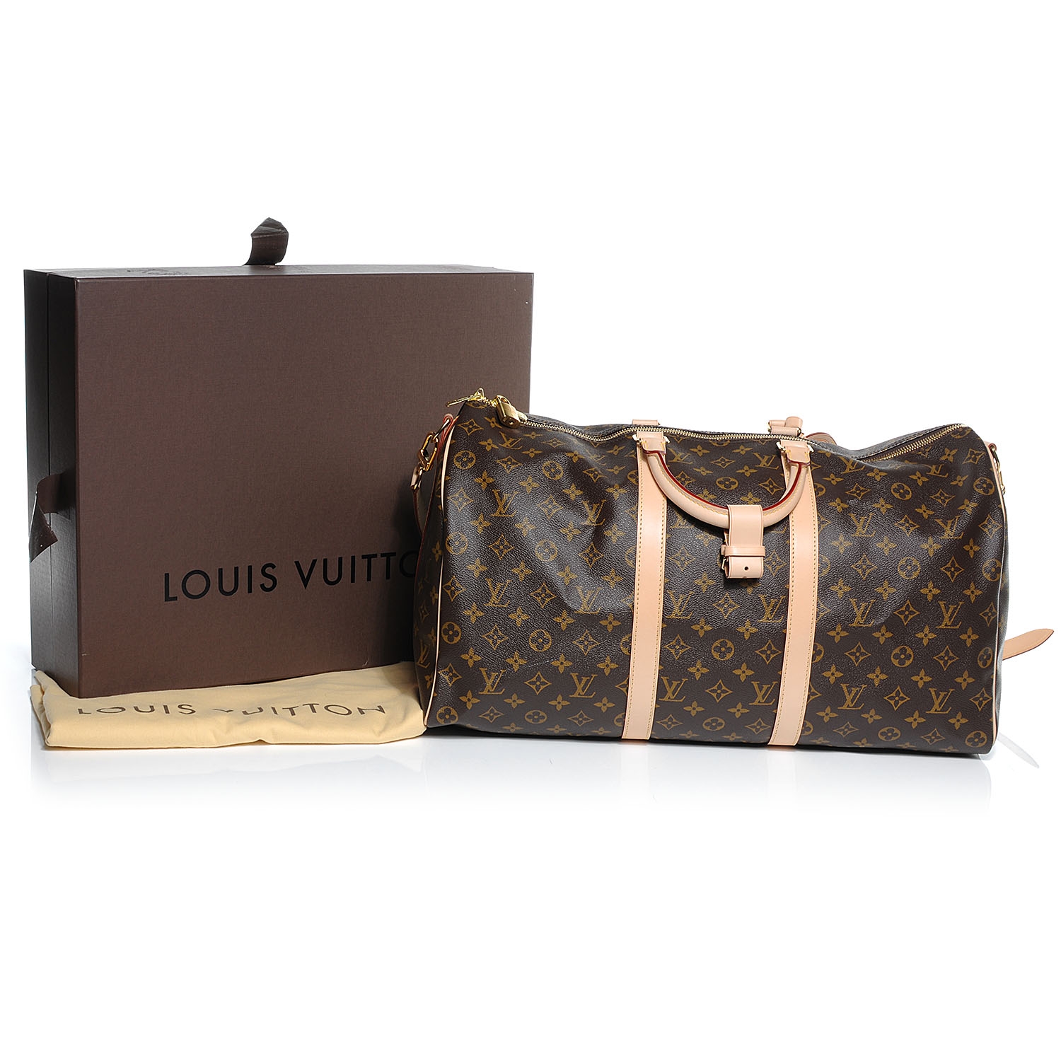 louis vuitton keepall 50 bandoulière black autres toiles monogram