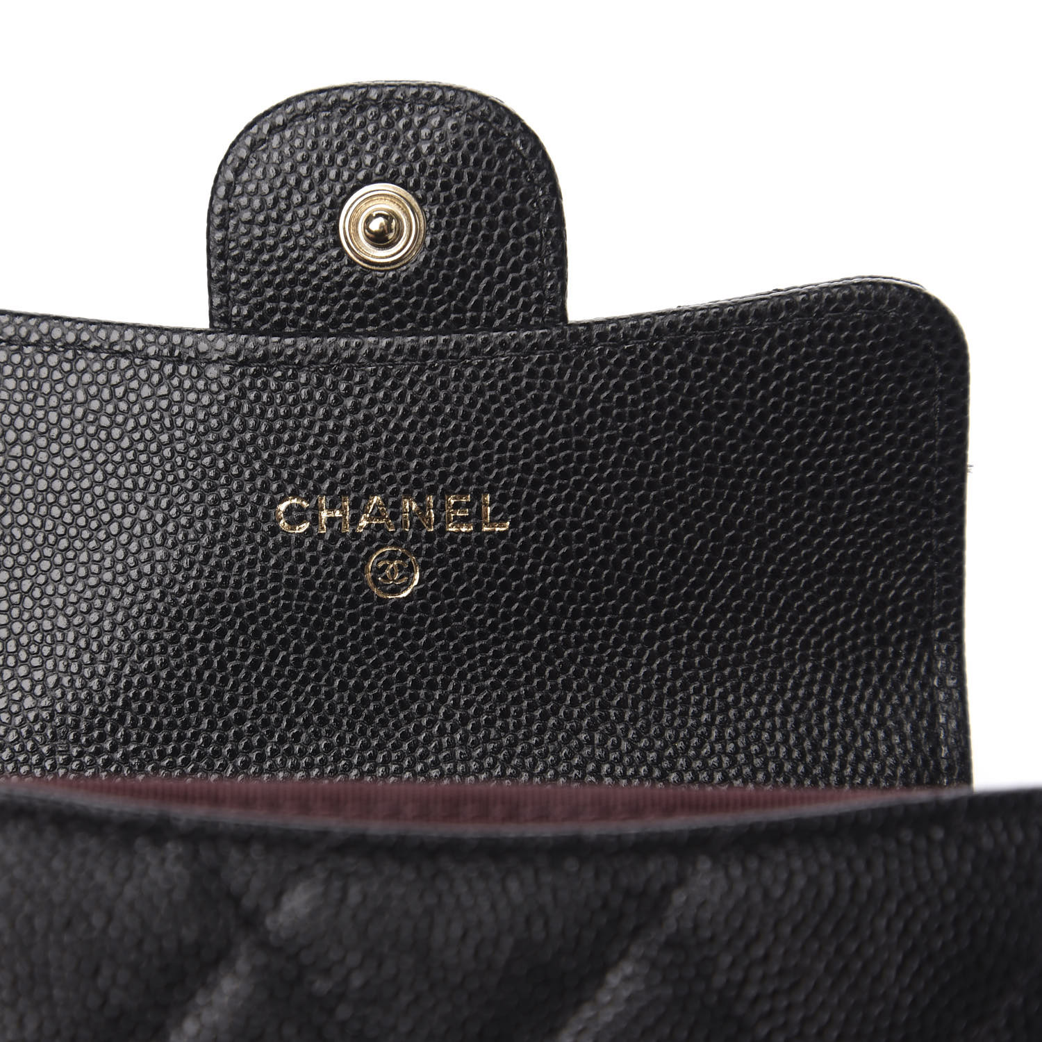 chanel wallet caviar black price