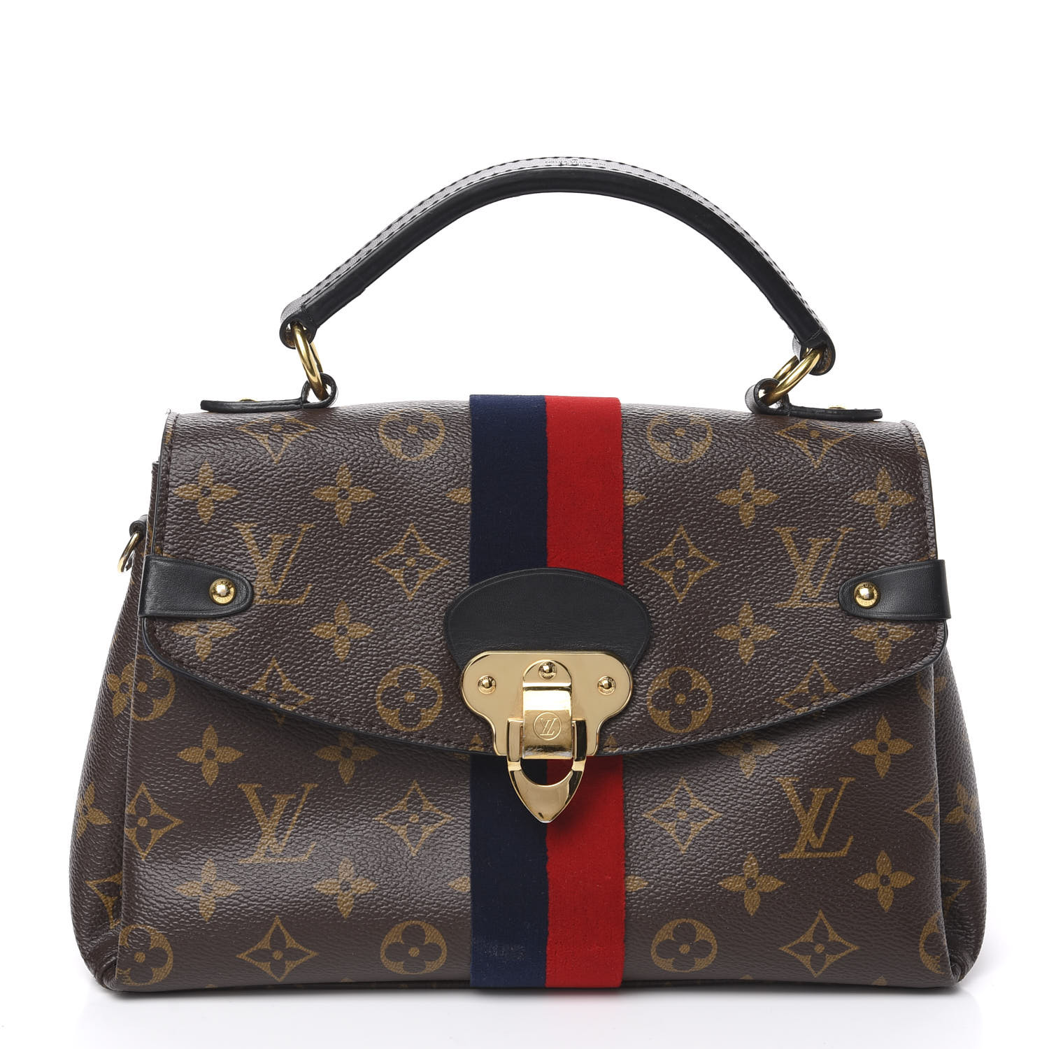 Louis Vuitton Georges BB Noir Empreinte Leather Bag