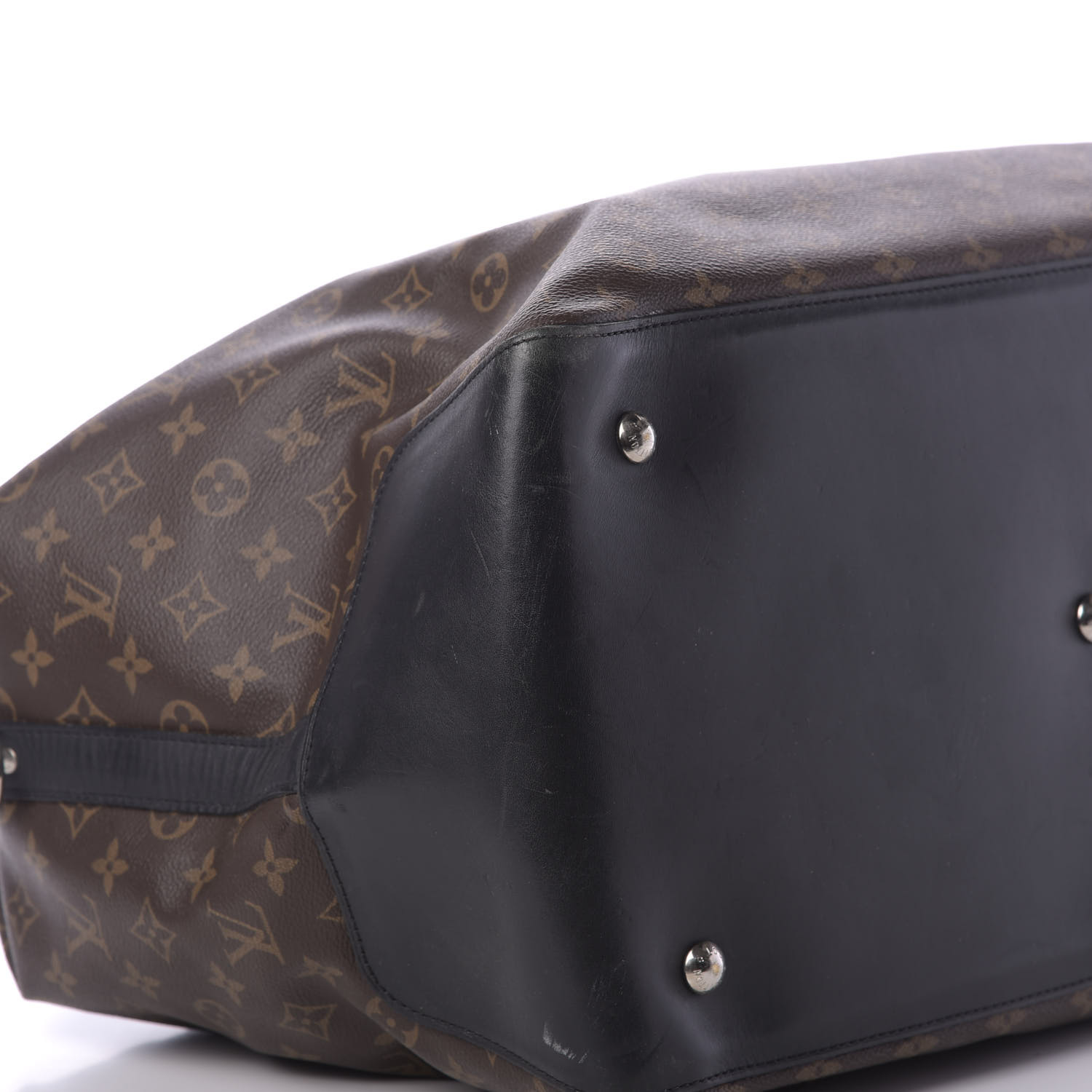 Louis Vuitton Neo Greenwich Macassar travel bag in brown canvas