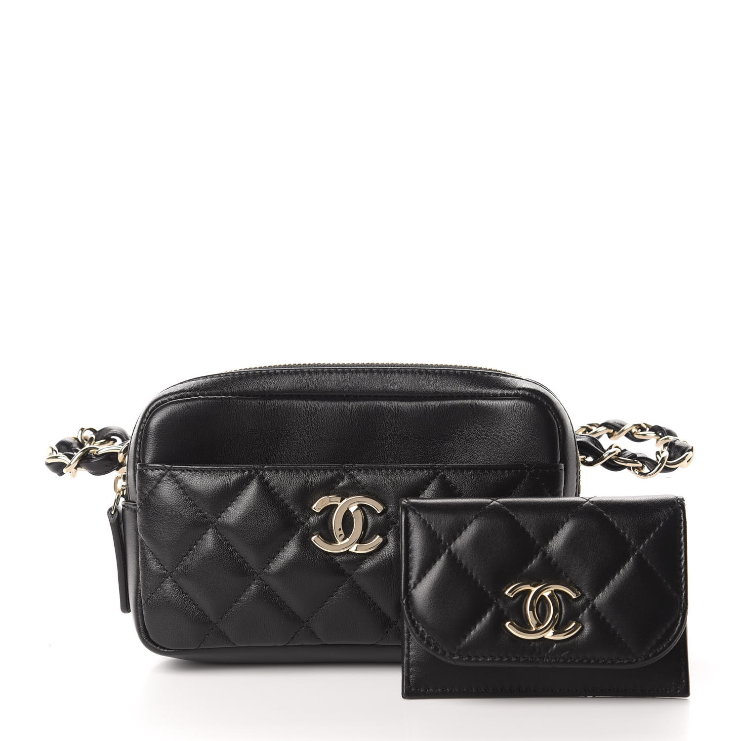 chanel bag quilted lambskin