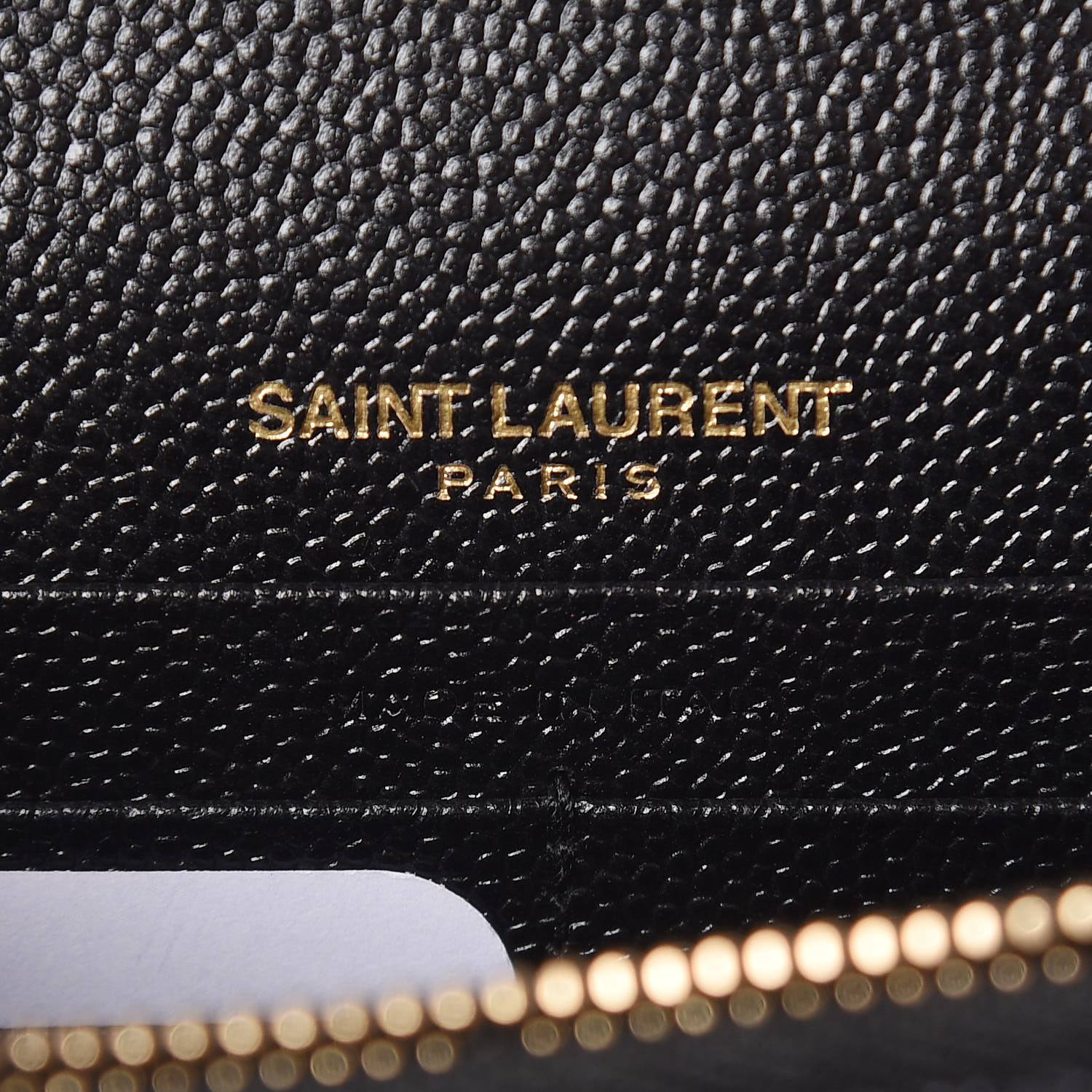 saint laurent grain de poudre envelope wallet on a chain