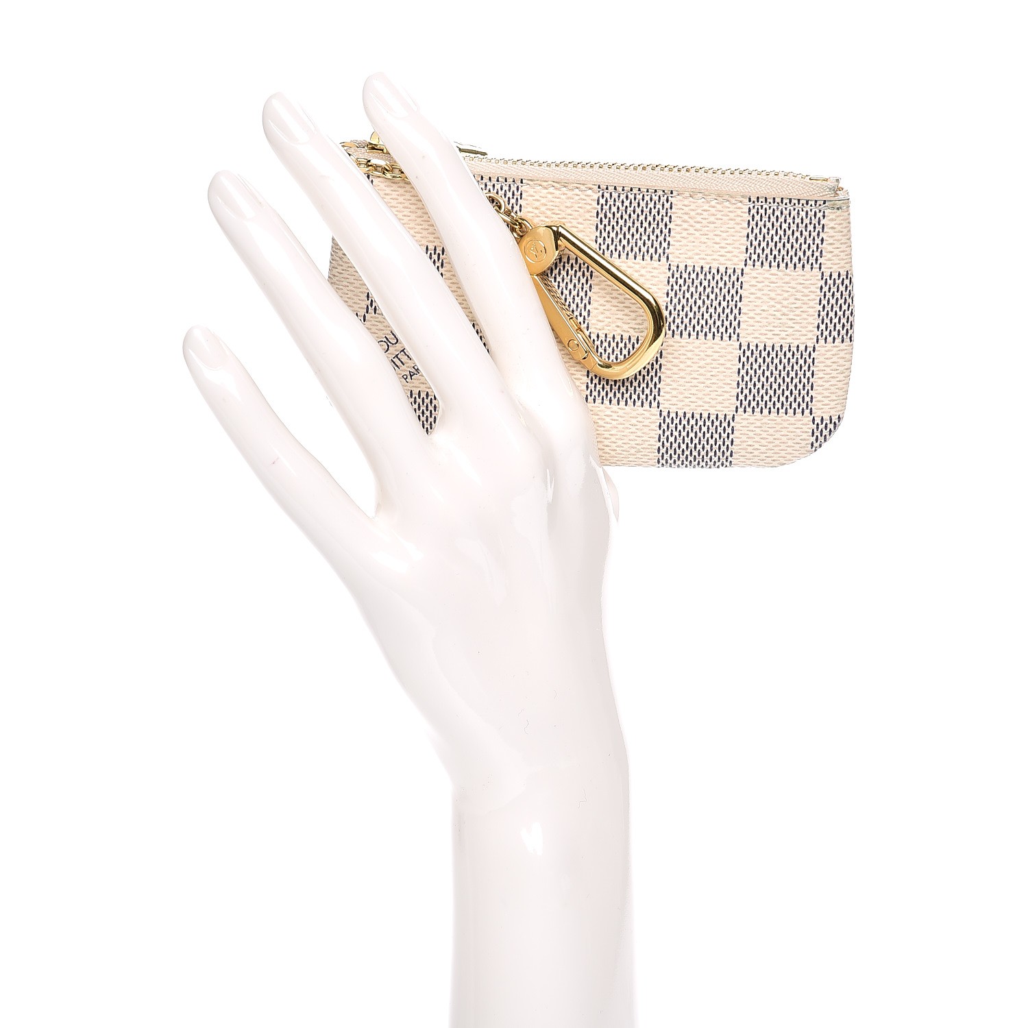 louis vuitton key cles damier azur