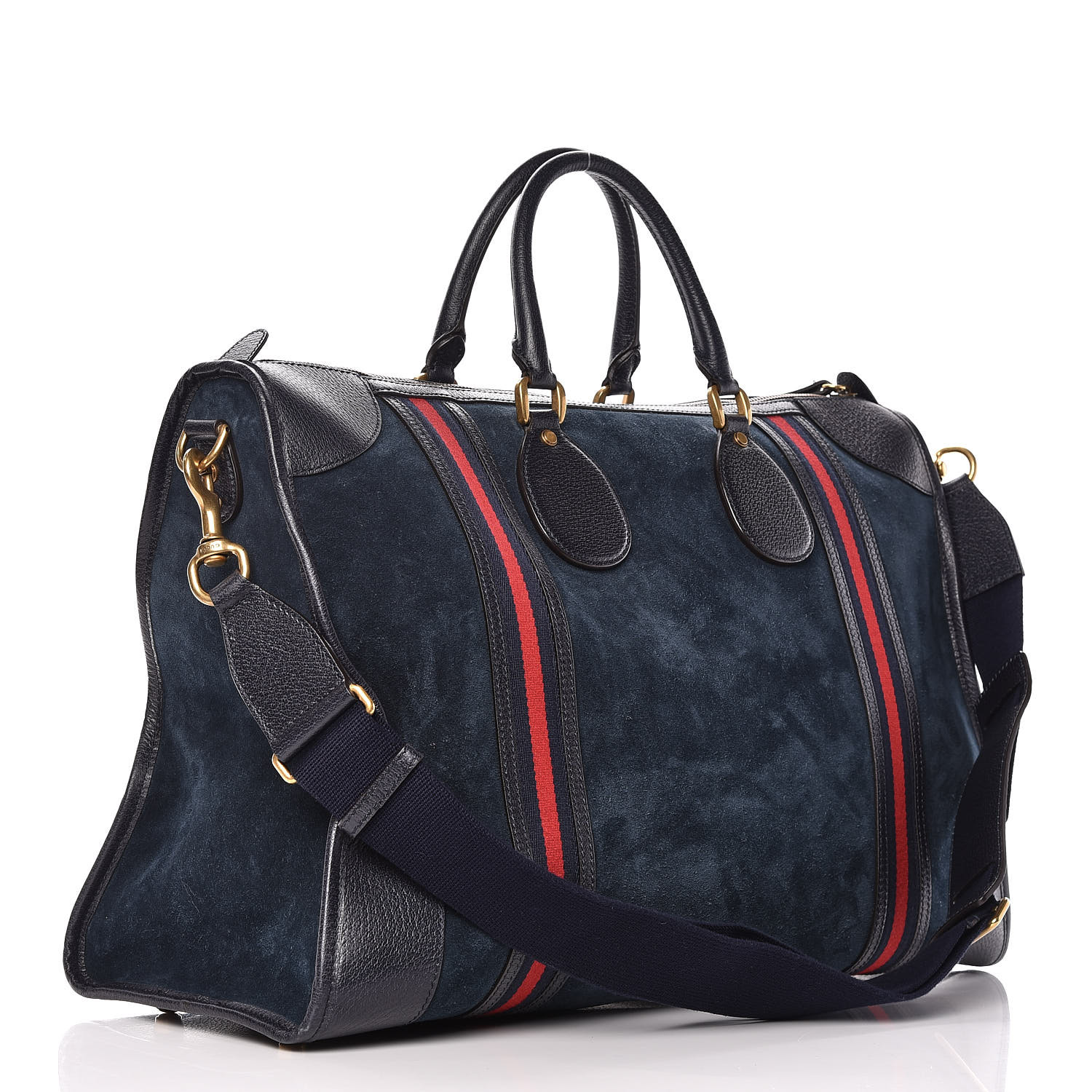 gucci duffle bag blue