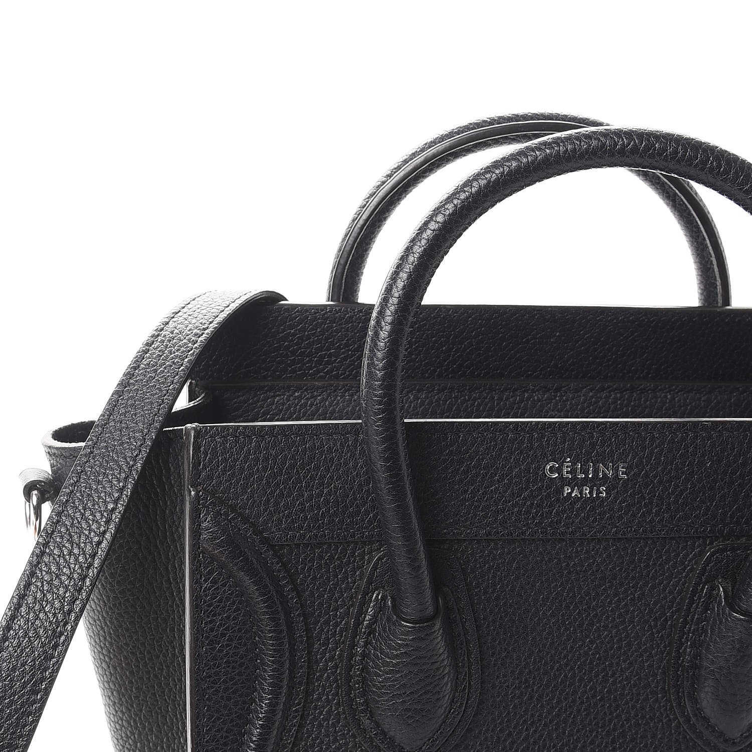 celine baby drummed calfskin nano luggage bag