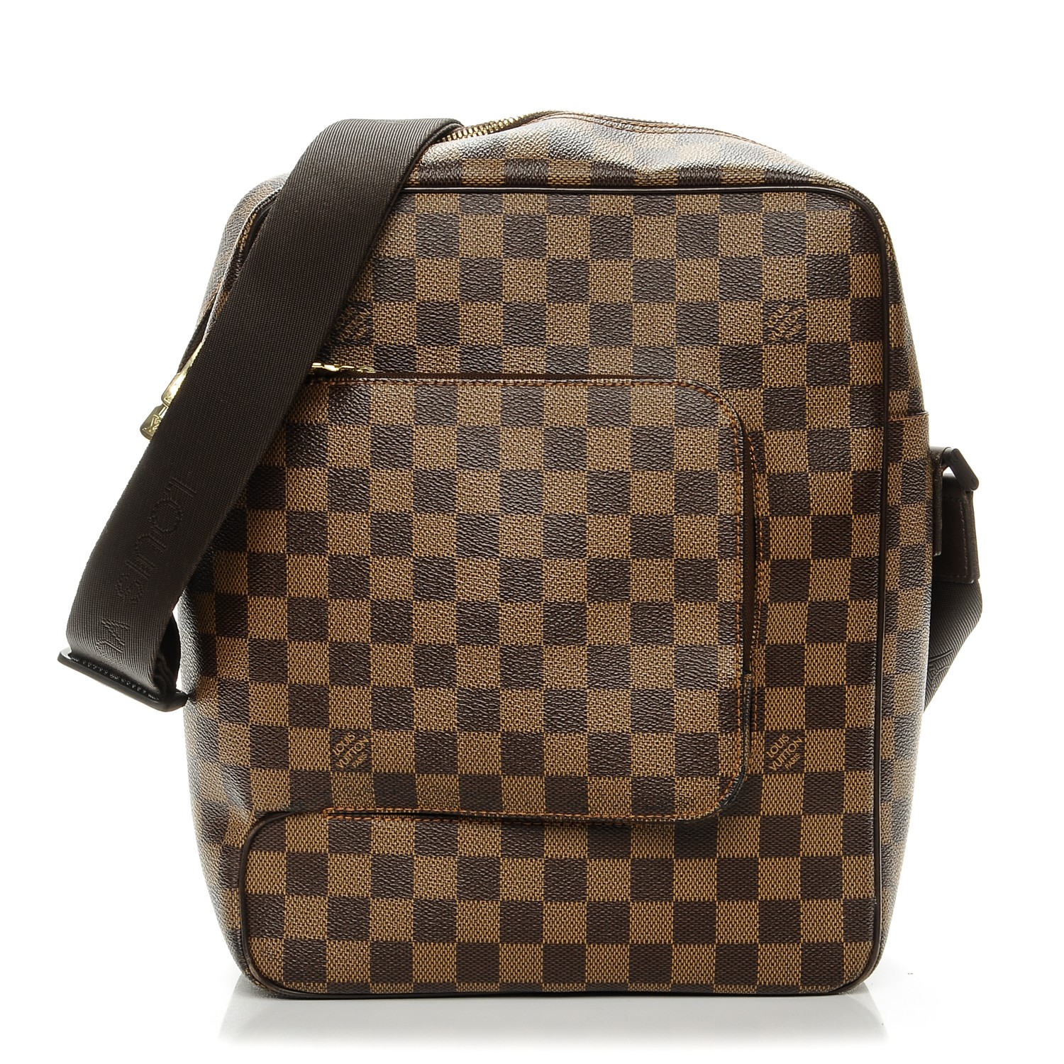 LOUIS VUITTON Damier Ebene Olav MM Messenger Bag 198191