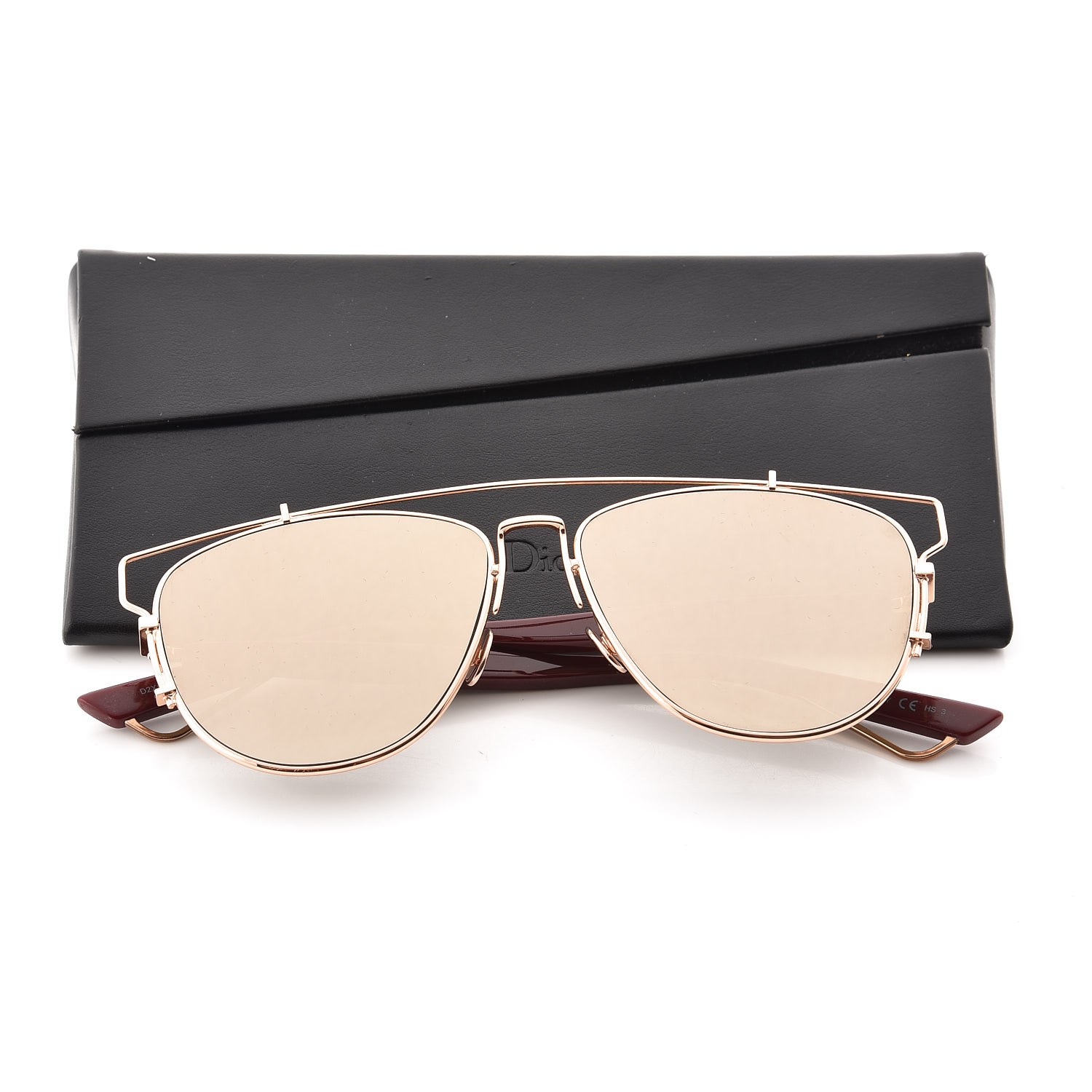 Christian Dior Technologic Sunglasses Gold 264179 8603