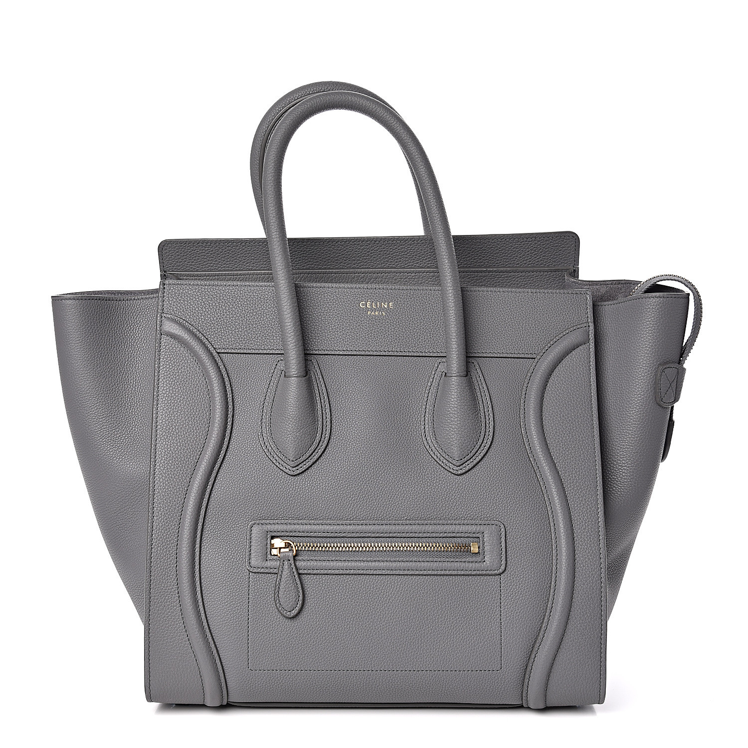 celine drummed calfskin