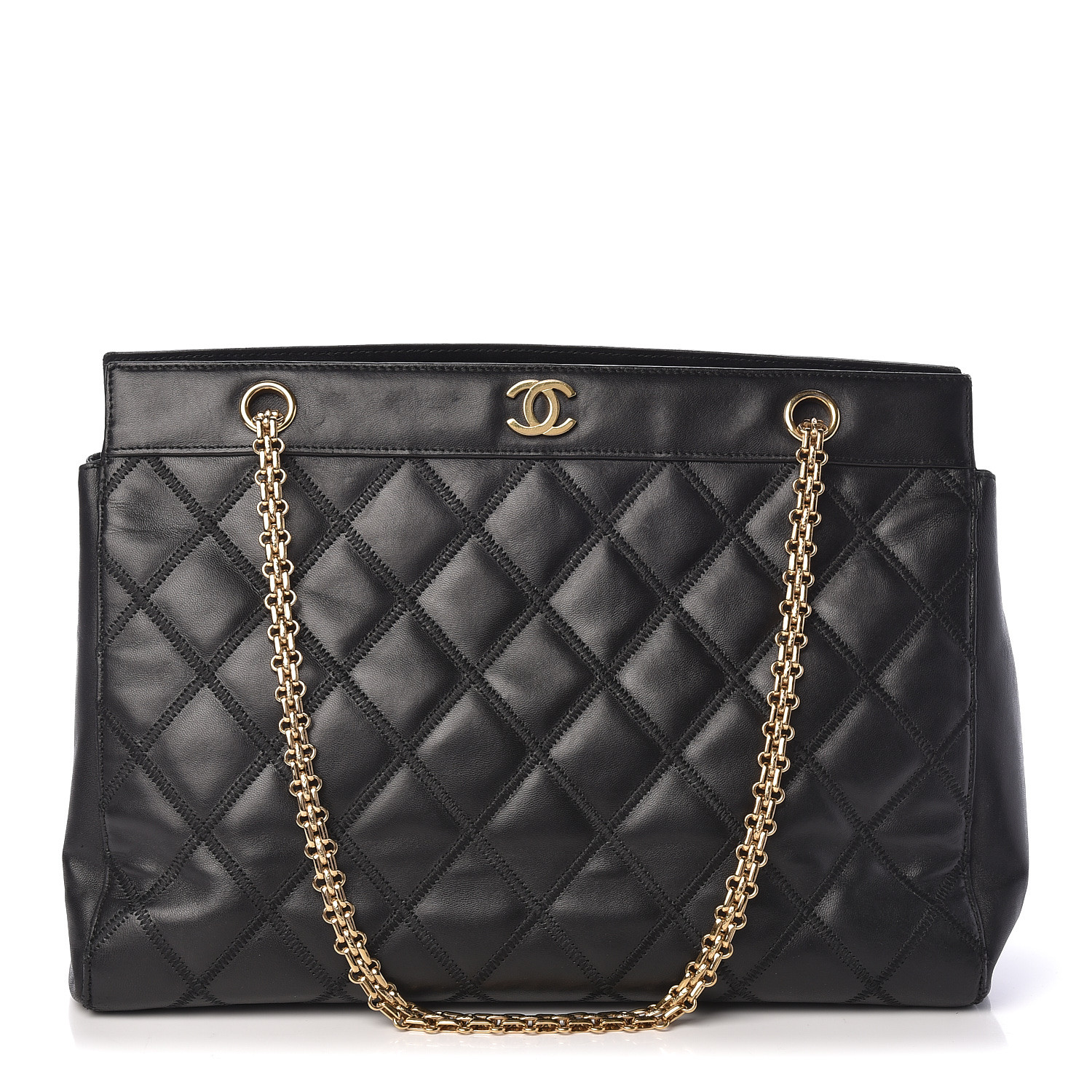 chanel lambskin quilted bag