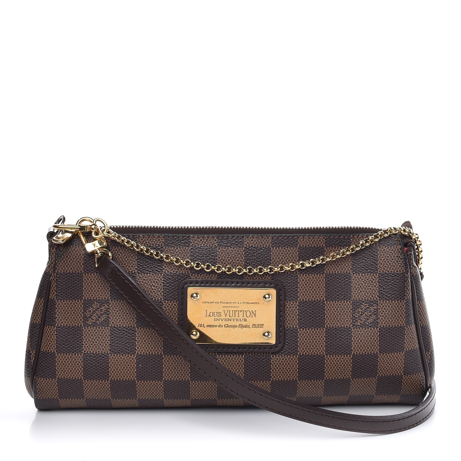 louis vuitton clutch damier ebene