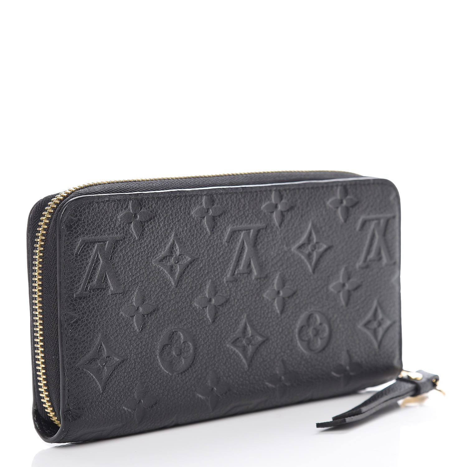 LOUIS VUITTON Empreinte Zippy Wallet Black 384968