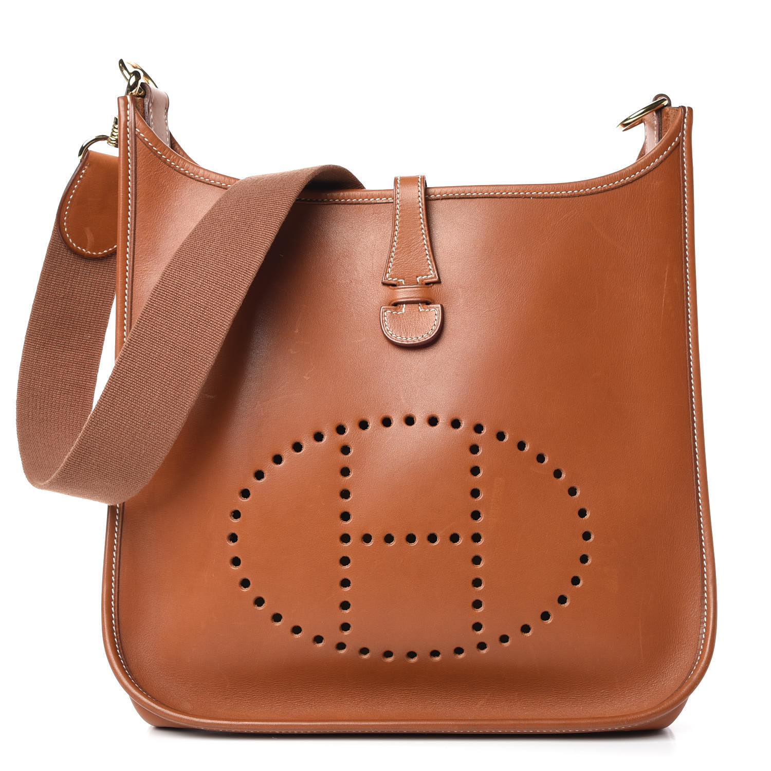 HERMES Barenia Evelyne PM Fauve 385006 | FASHIONPHILE