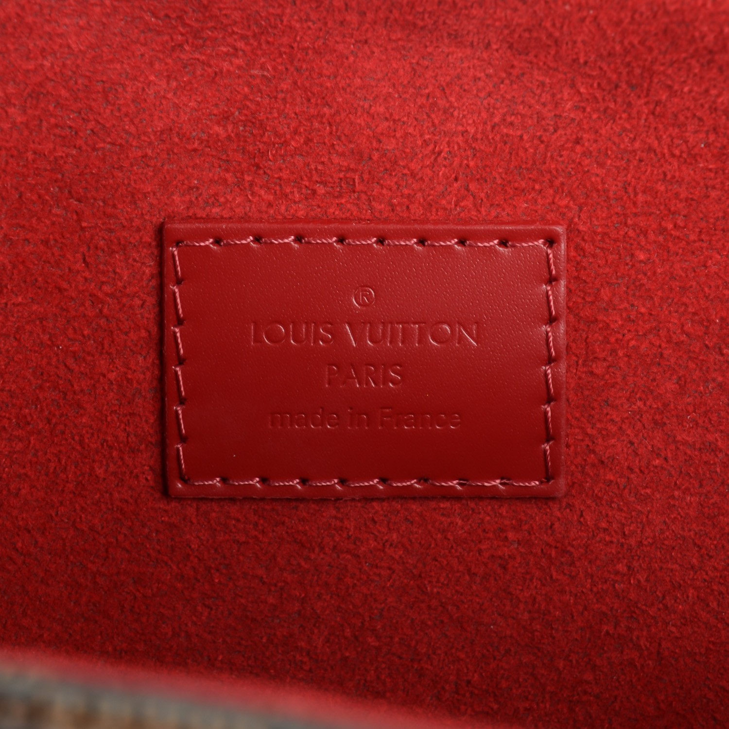 Louis Vuitton - Caissa Hobo Damier Ebene Canvas Cerise