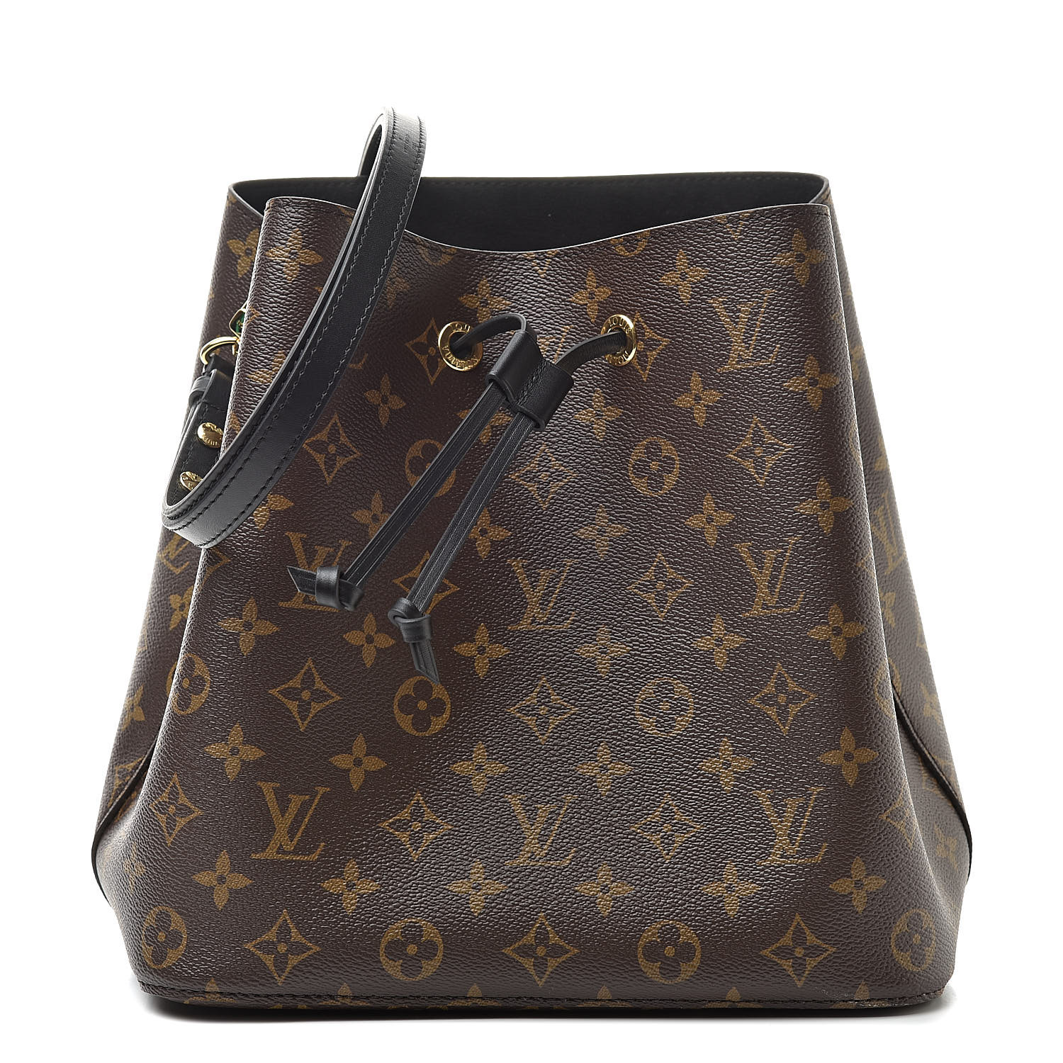 louis vuitton monogram neonoe mm black