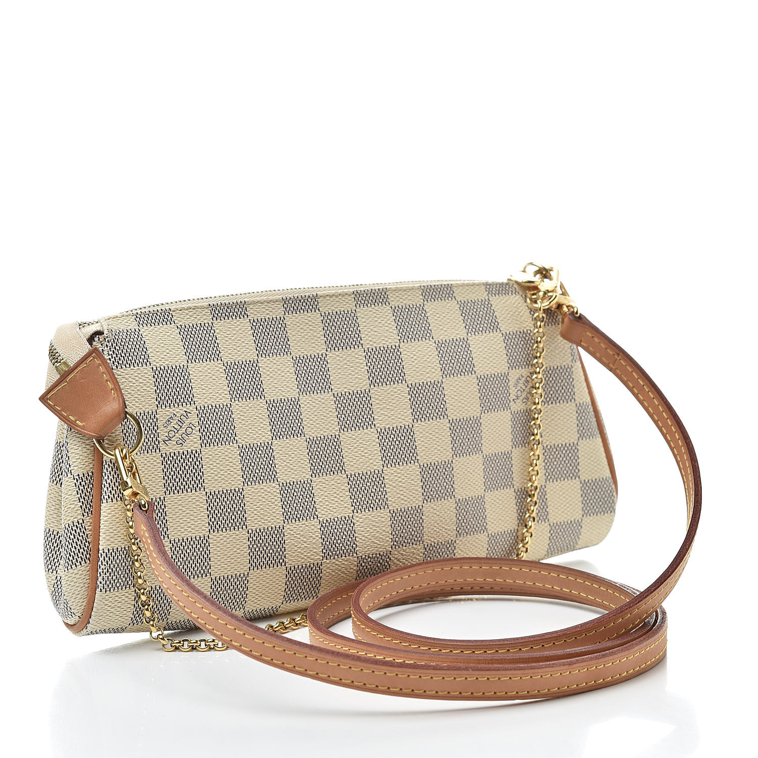 louis vuitton eva clutch damier