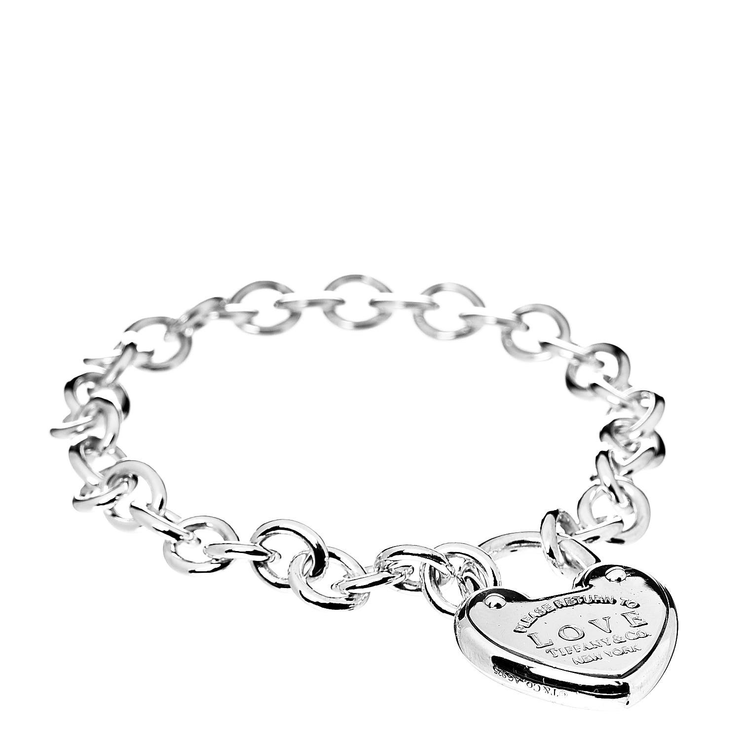 TIFFANY Sterling Silver Return to Tiffany Love Lock Bracelet 525031