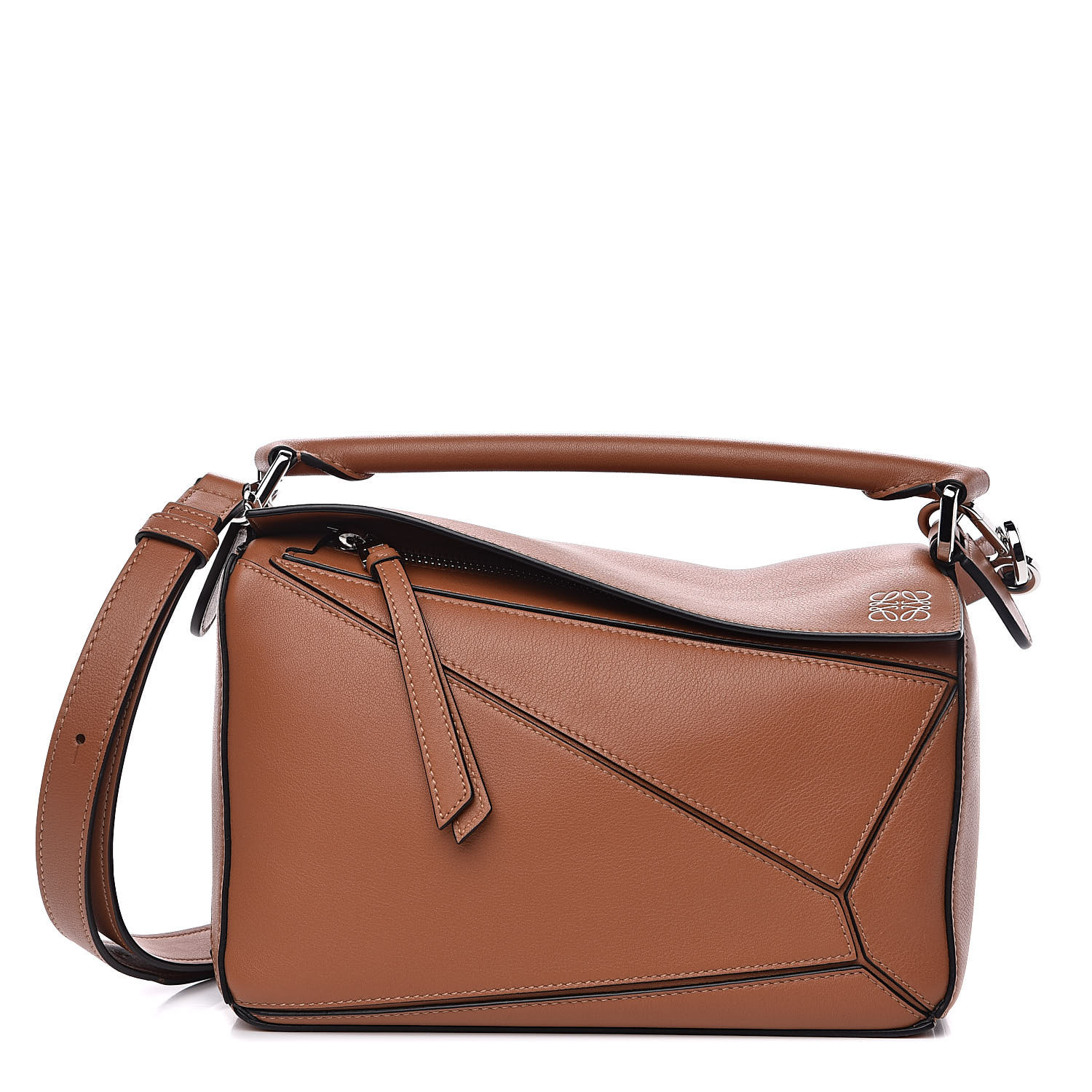 loewe puzzle bag tan small