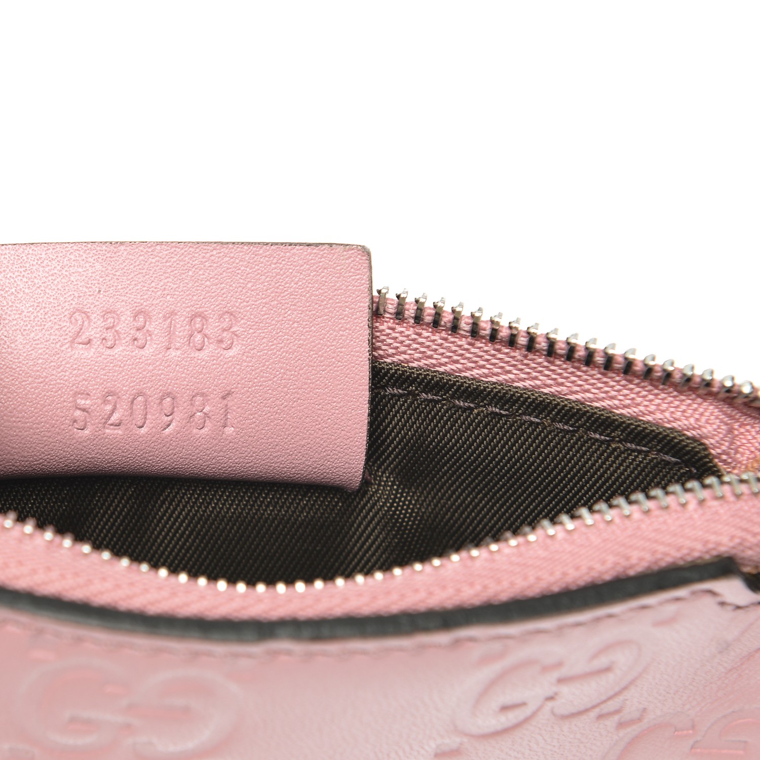 gucci pink key pouch