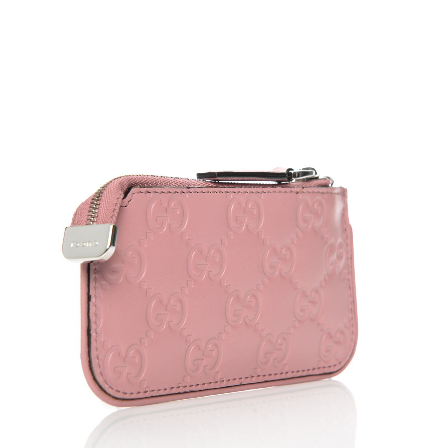 GUCCI Guccissima Key Case Pink 204119