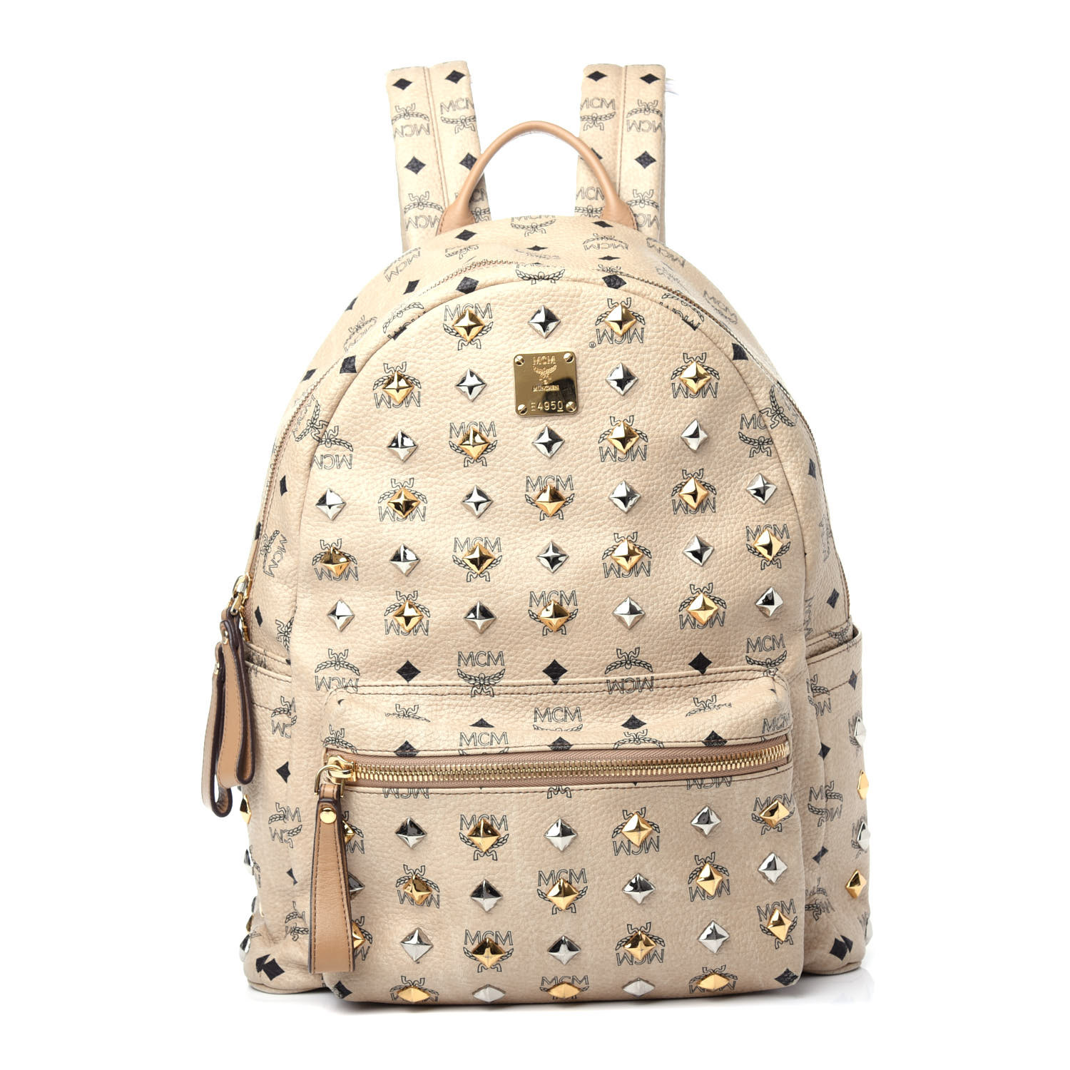 mcm backpack beige