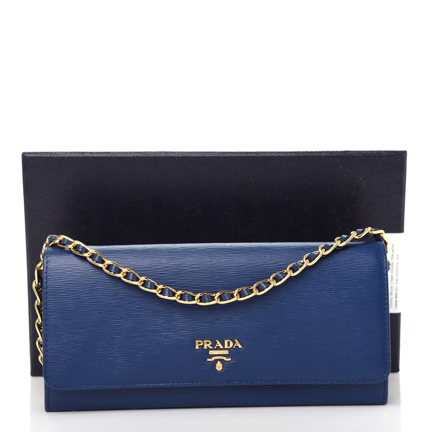 prada mini wallet on chain