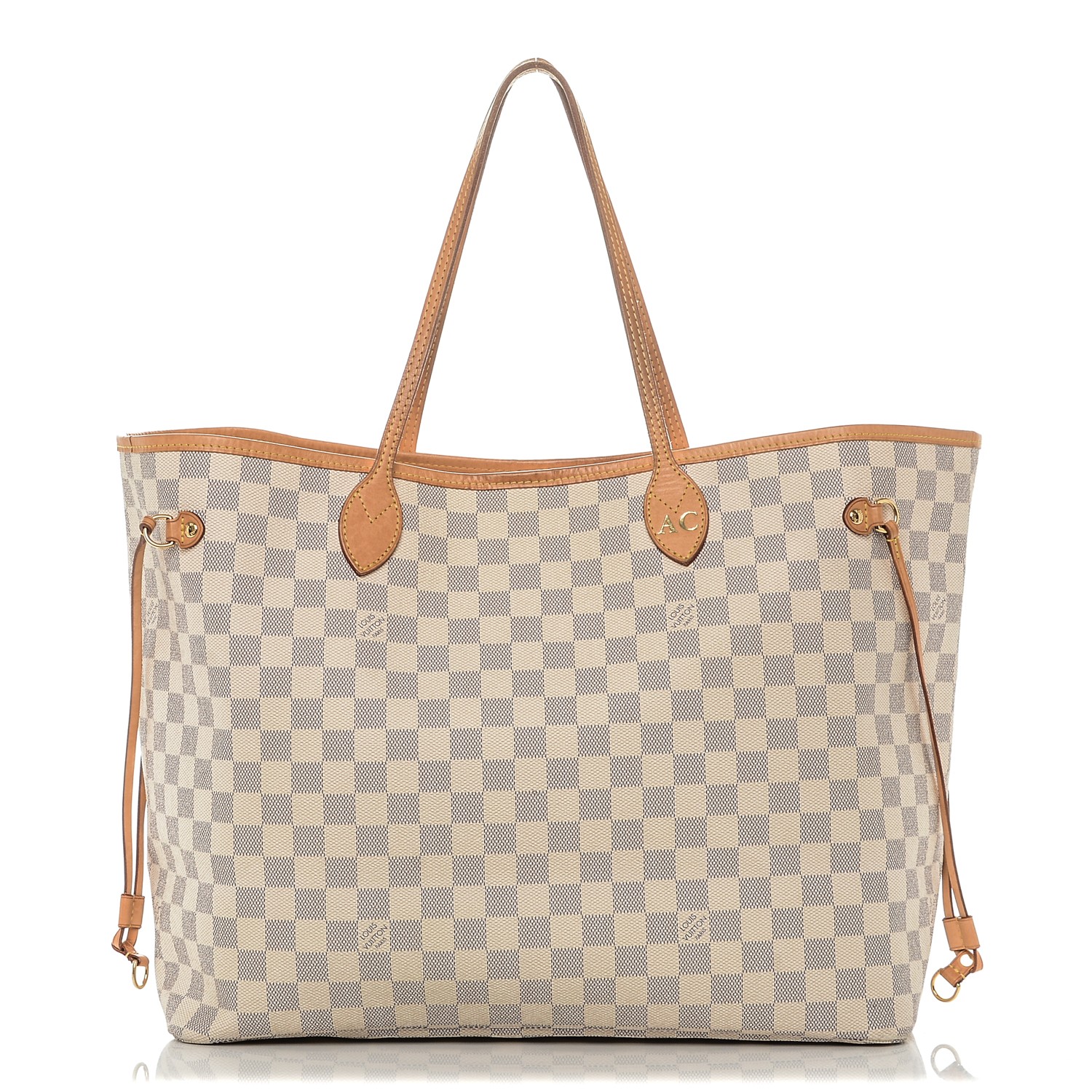 louis vuitton damier azur neverfull gm bag