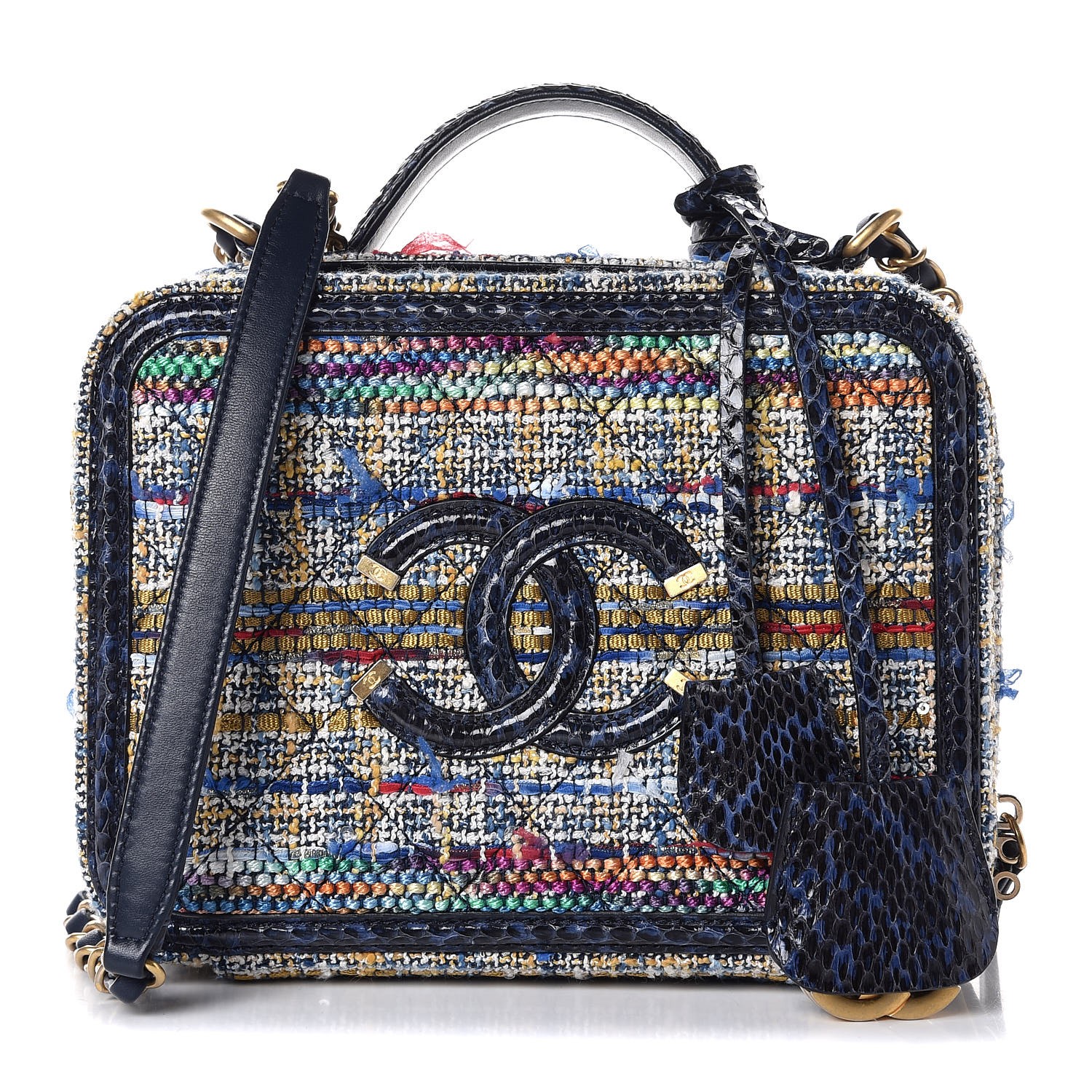 chanel vanity tweed