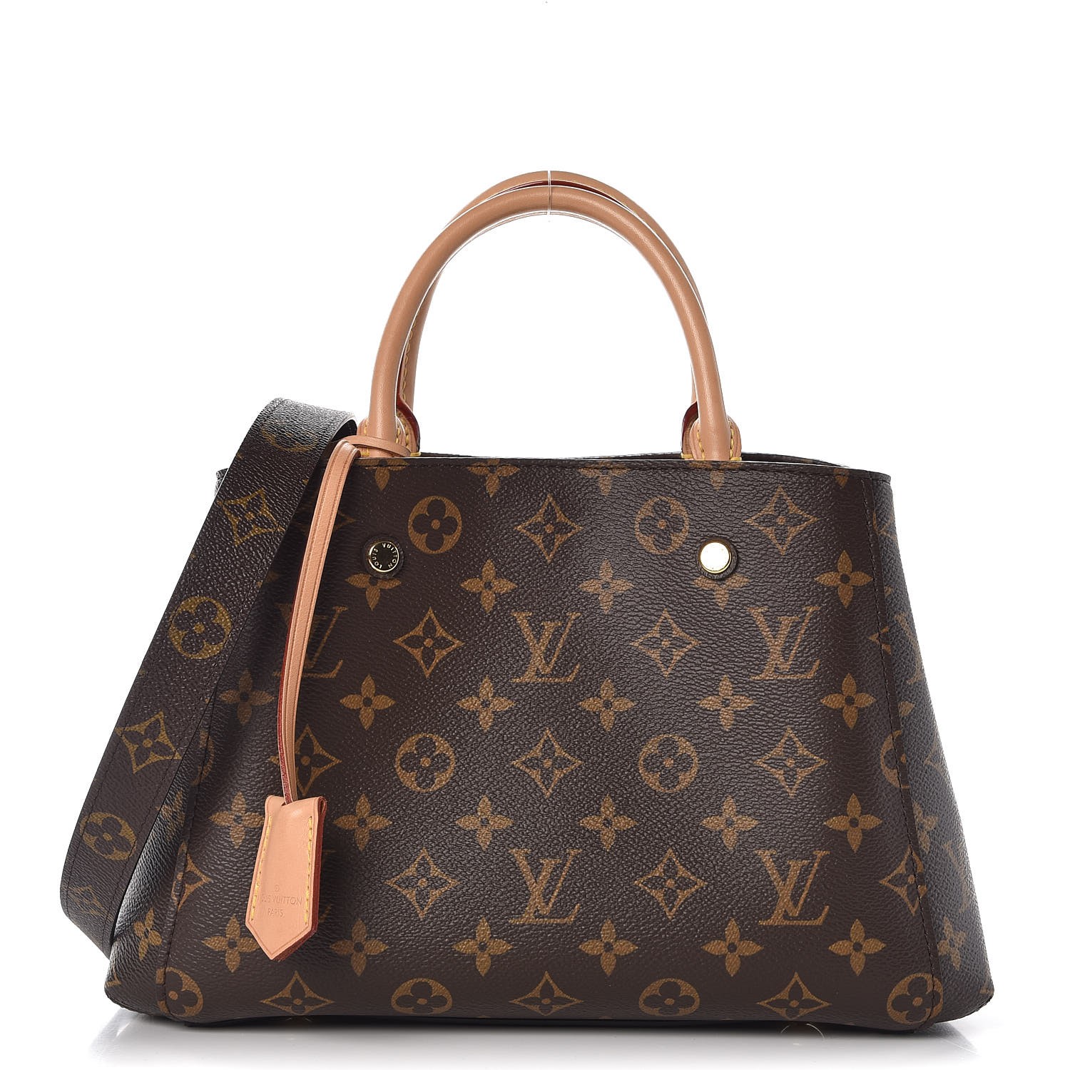 LOUIS VUITTON Montaigne BB Handbag Shoulder bag M41055 Monogram Brown  Ladies