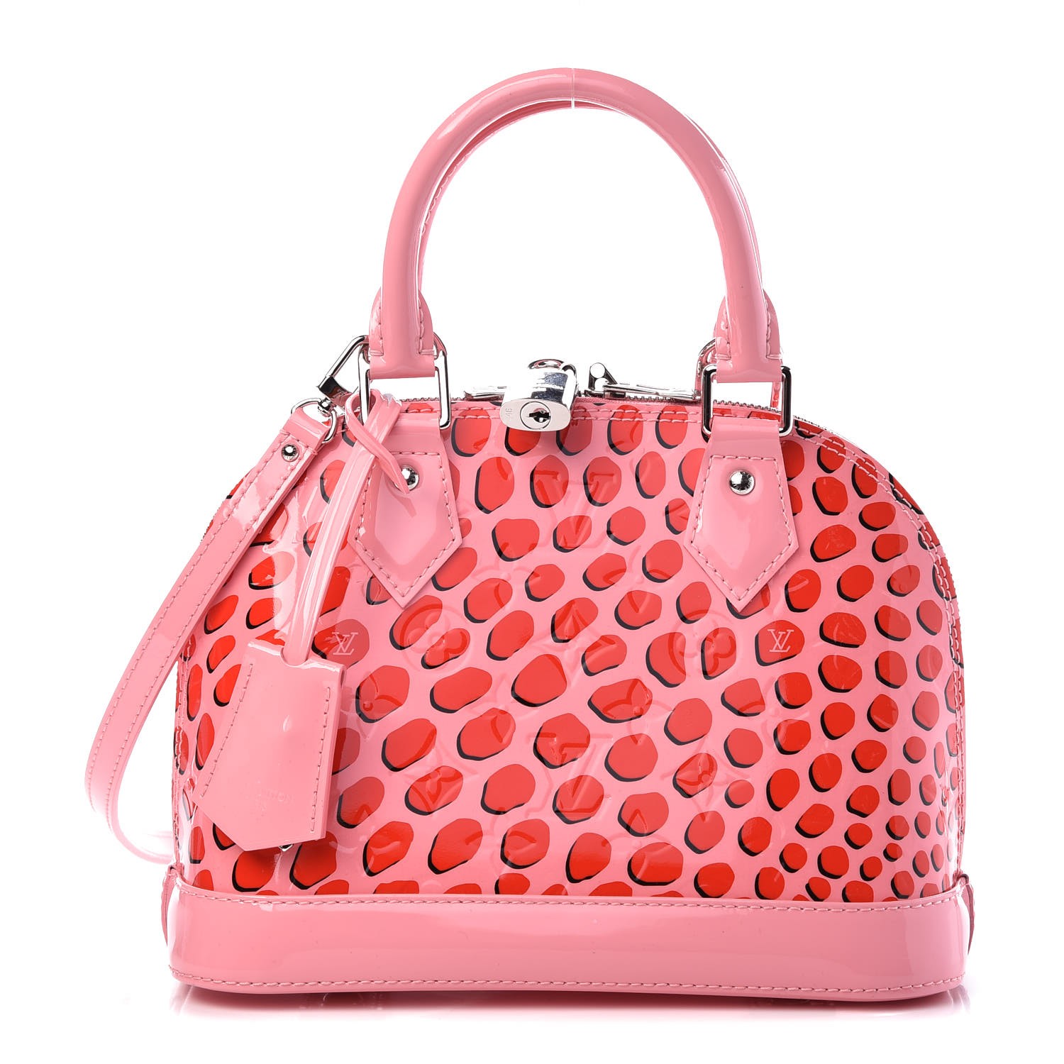 lv alma bb vernis pink