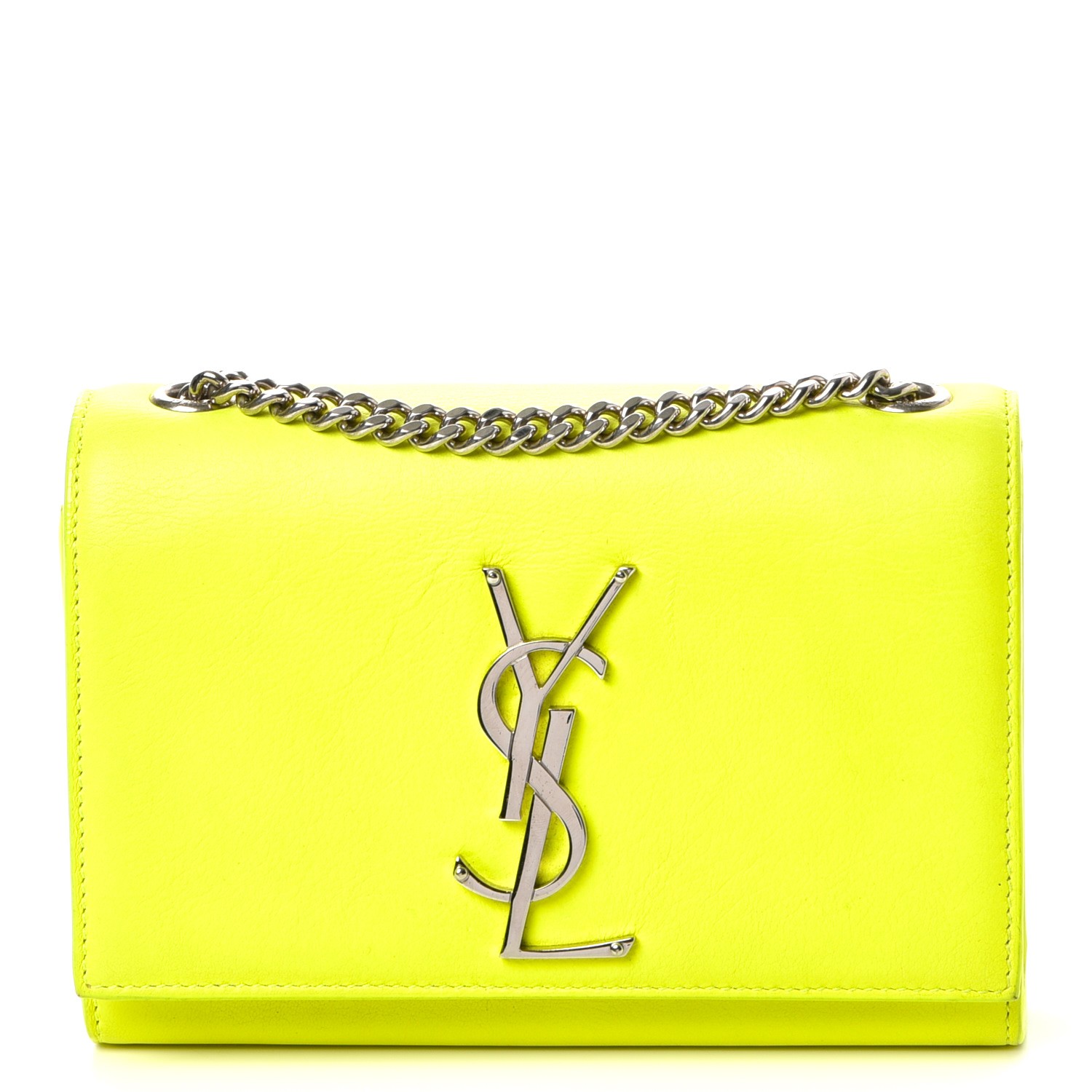 neon green ysl bag